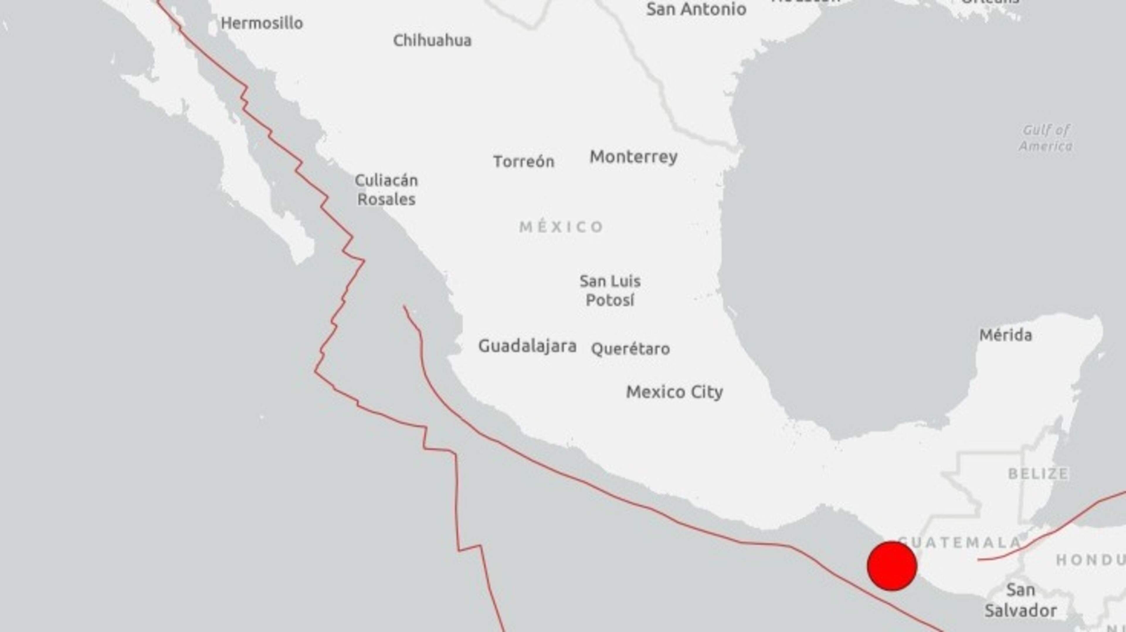 Aardbeving met kracht 7.3 voor kust van Mexico, tsunamiwaarschuwing afgegeven