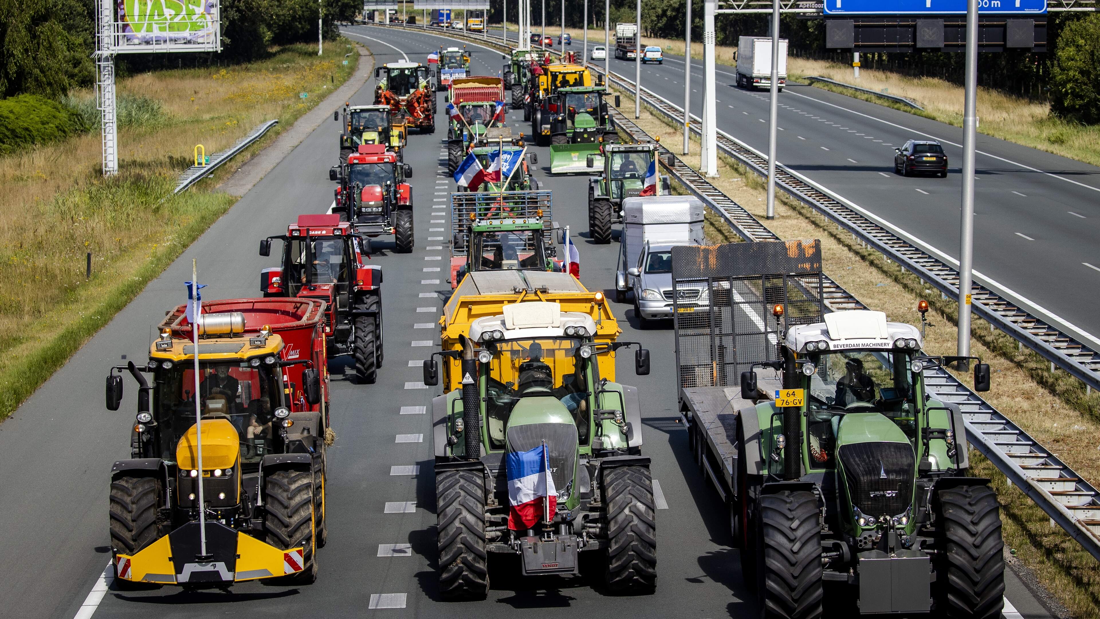 Boeren mogen in Twente niet meer demonstreren op de snelweg