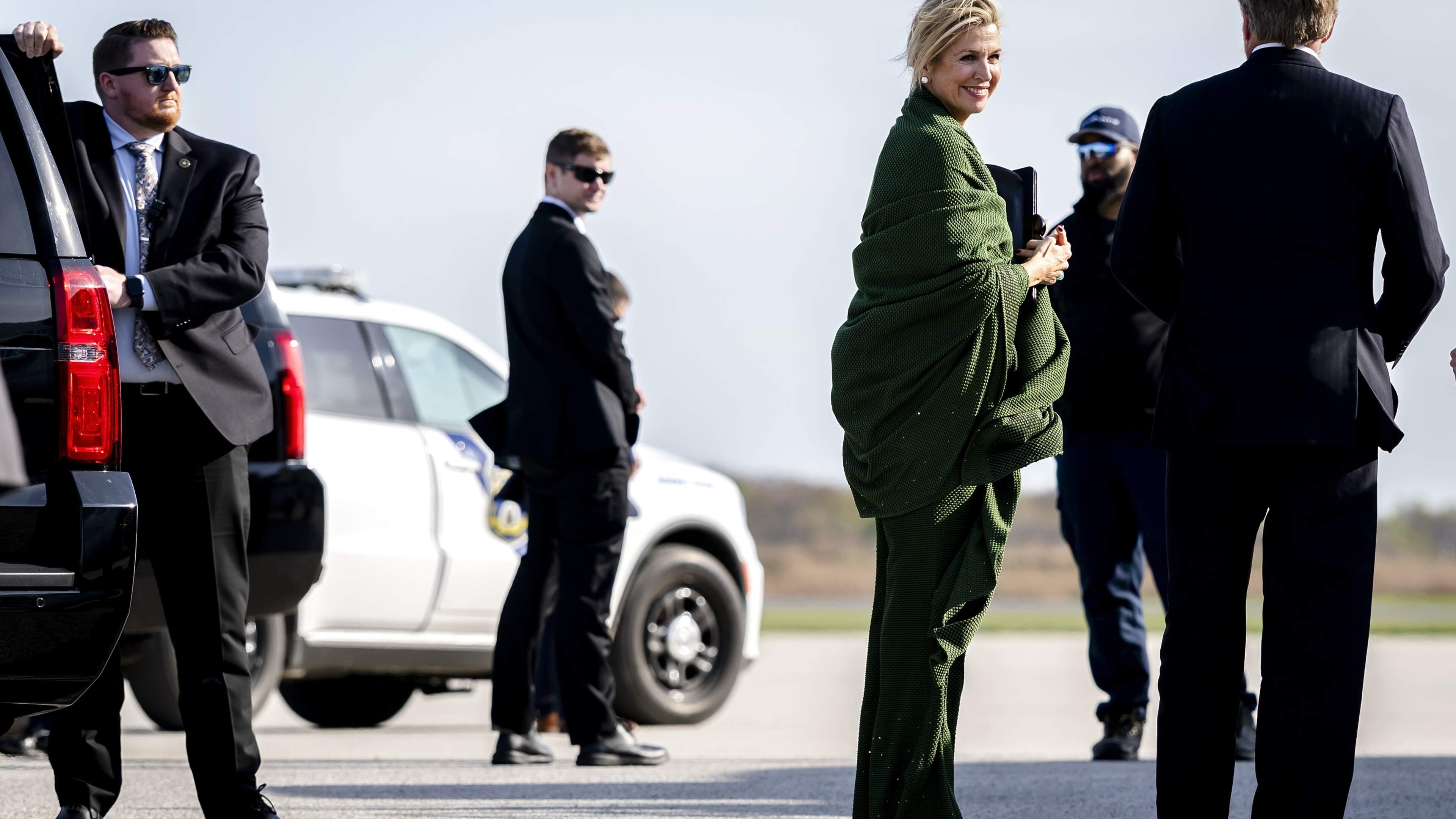 Koningspaar aangekomen in Philadelphia voor werkbezoek VS