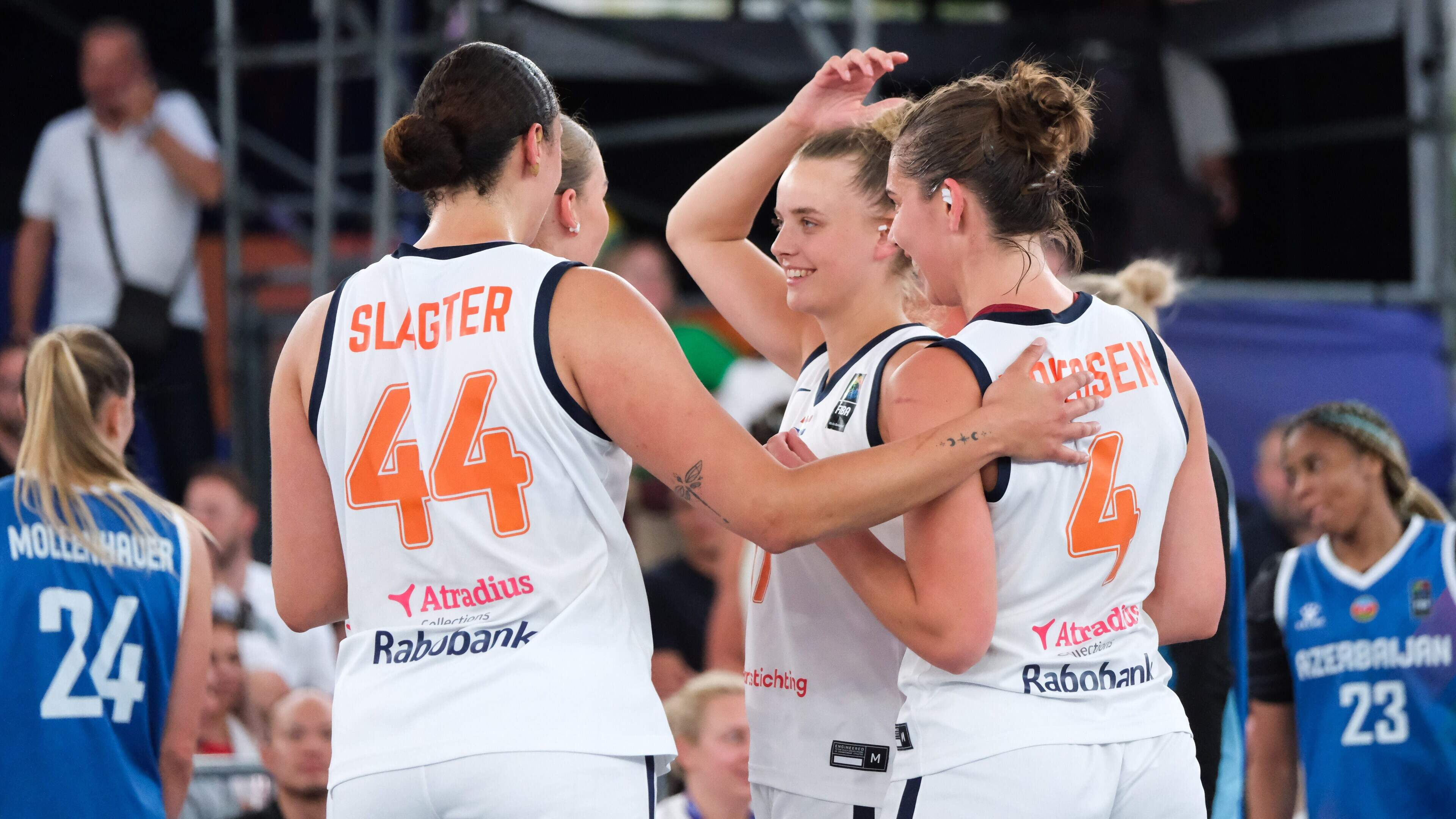 Werk aan de winkel voor Nederlandse 3x3-basketbalteams na te