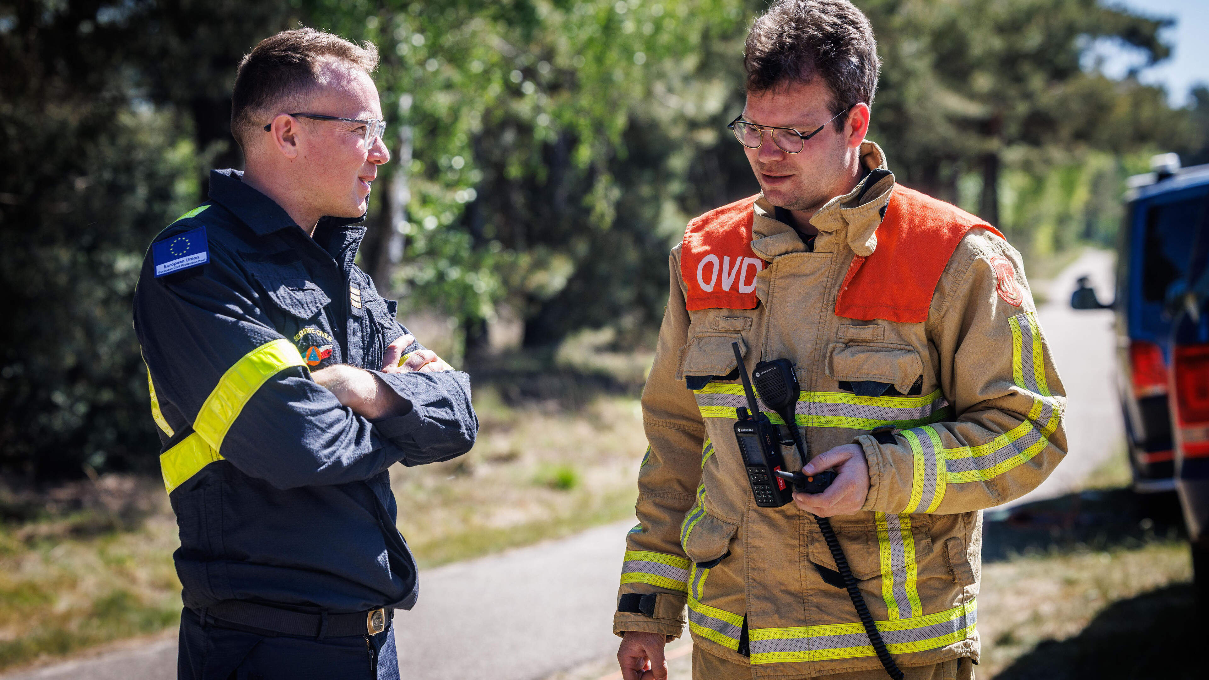 Brabantse bosbranden getemd met Duitse en Franse brandweerlui: ’Ons peloton is hier hard nodig’