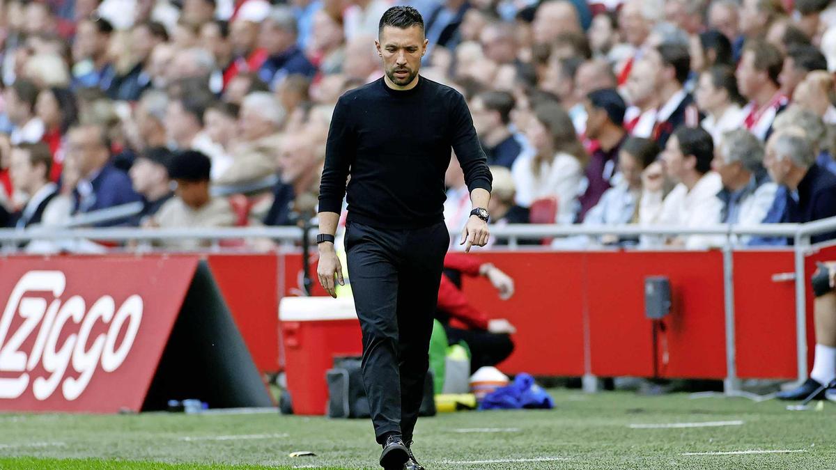 Ajax-trainer Francesco Farioli.