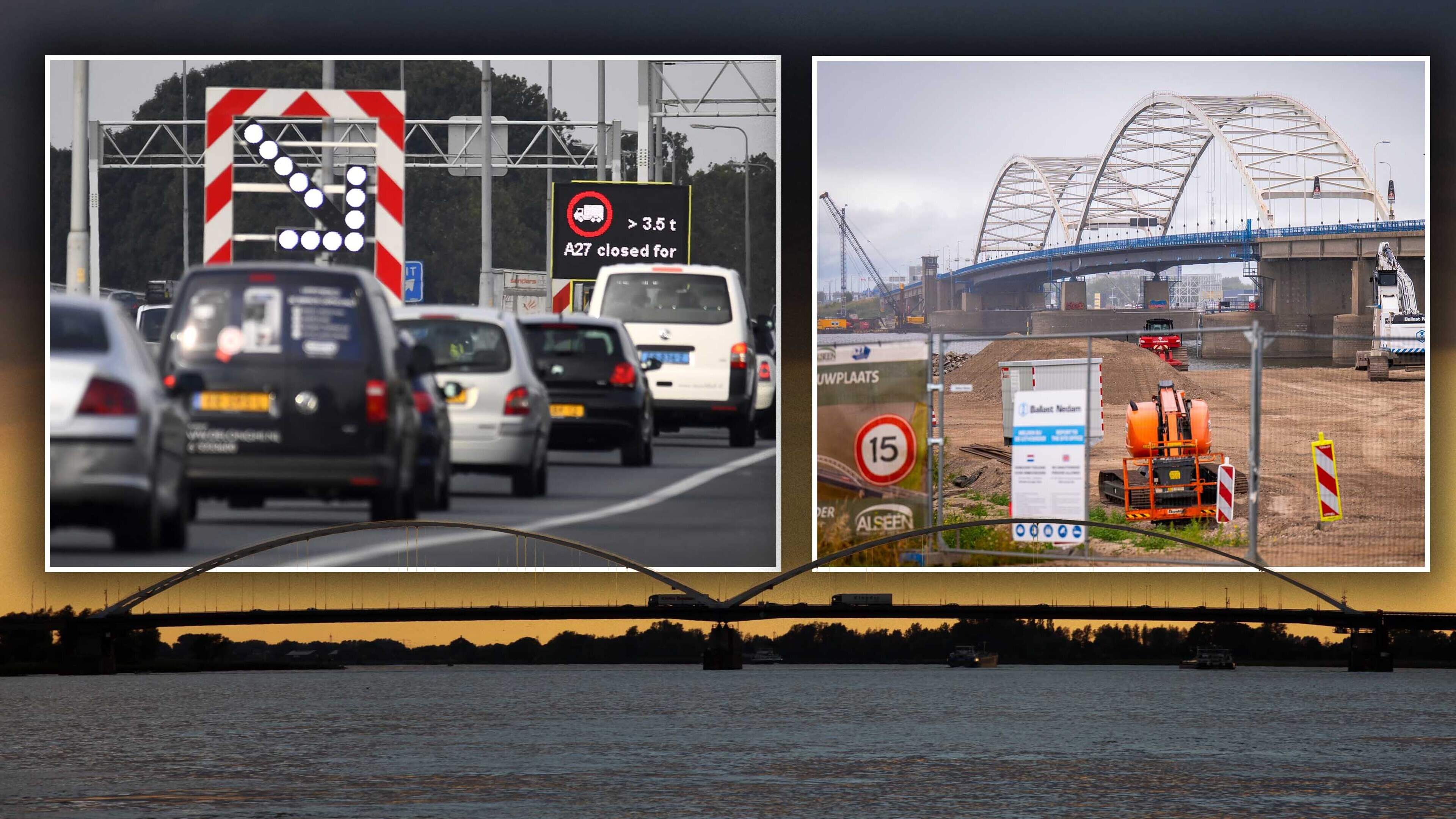 Nóg meer files en flink omrijden: impact afsluiten Merwedebrug is gigantisch en legt groter probleem bloot