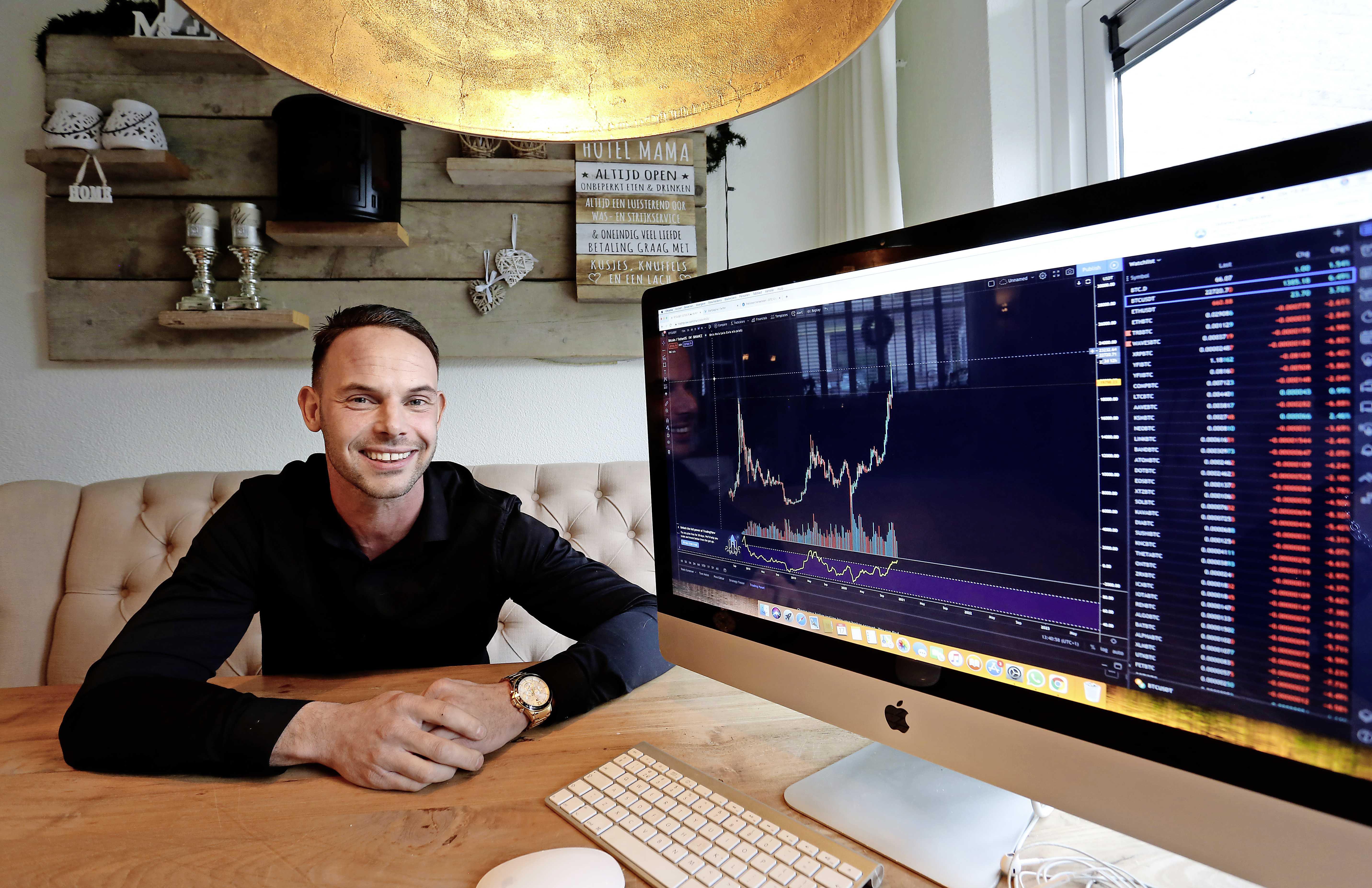 Record bitcoinprijs laat Nederlanders glimmen | De Telegraaf