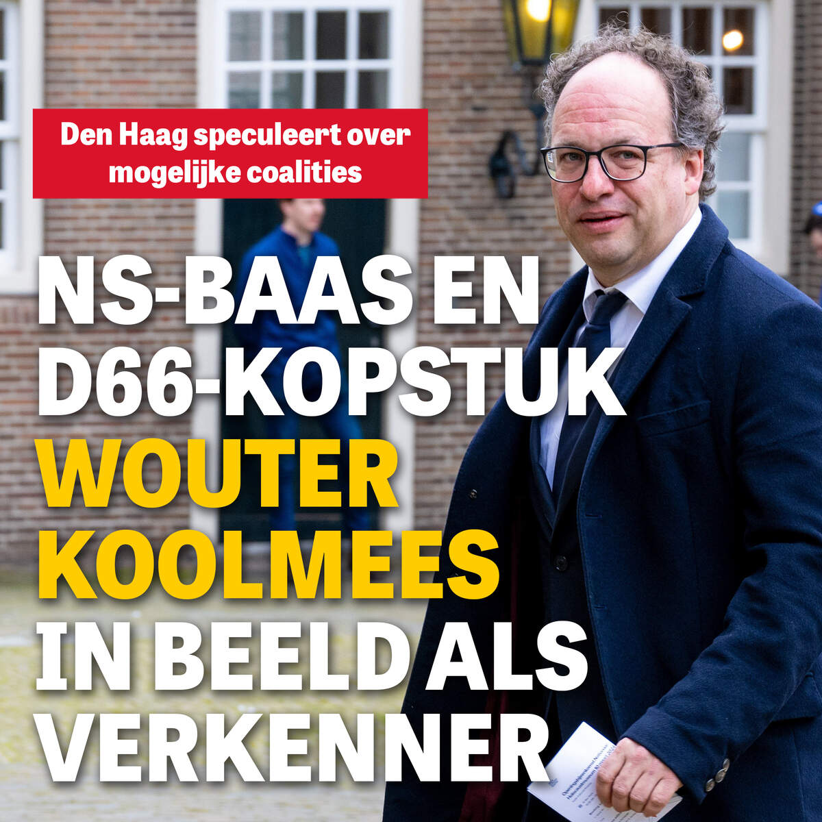 Politiek Den Haag speculeert over mogelijke coalities: NS-baas Wouter Koolmees in beeld als verkenner
