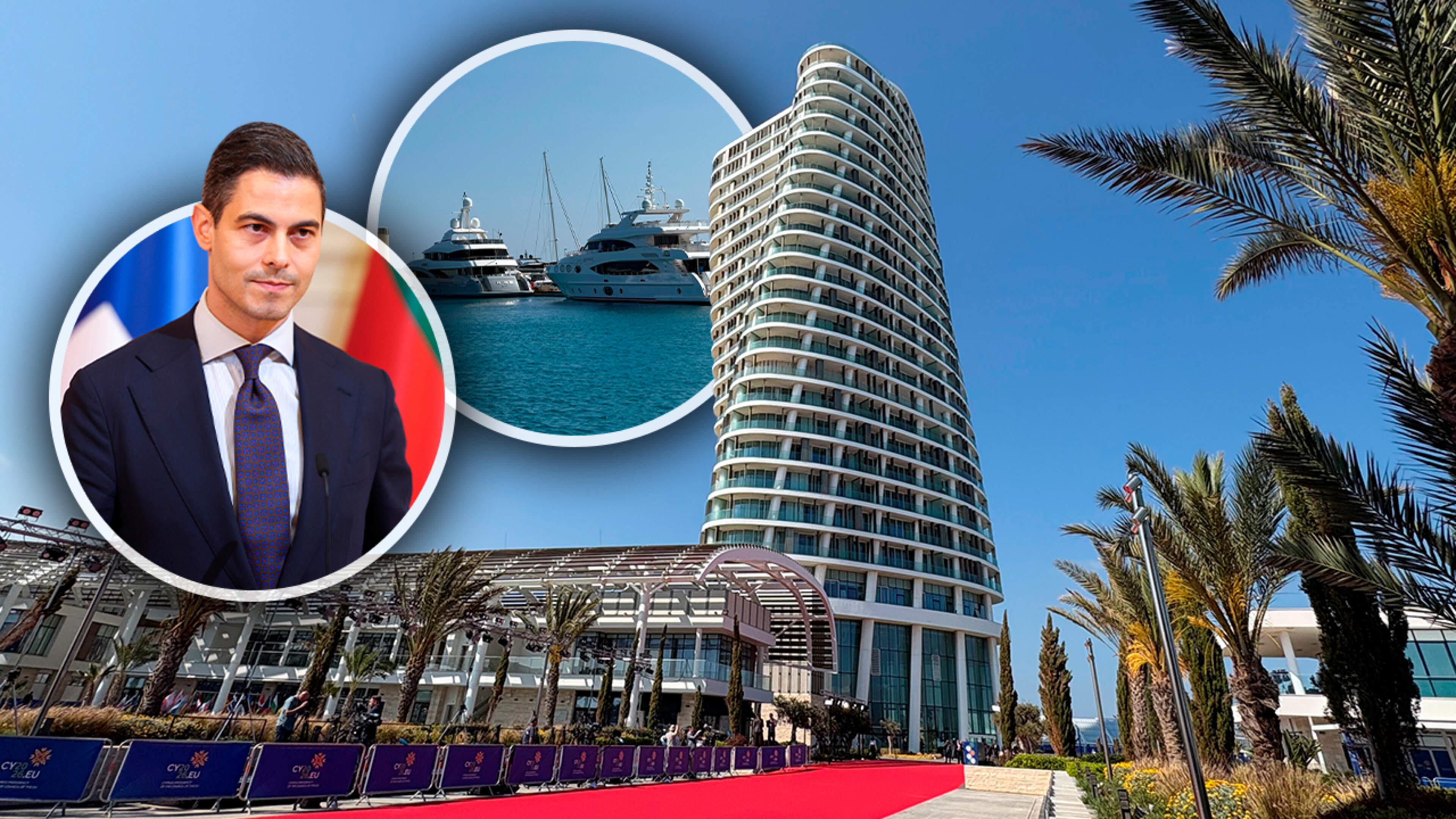 Bizar contrast op EU-top in Cyprus: regeringsleiders vergaderen tussen miljoenenjachten en kapitale penthouses over de energiecrisis