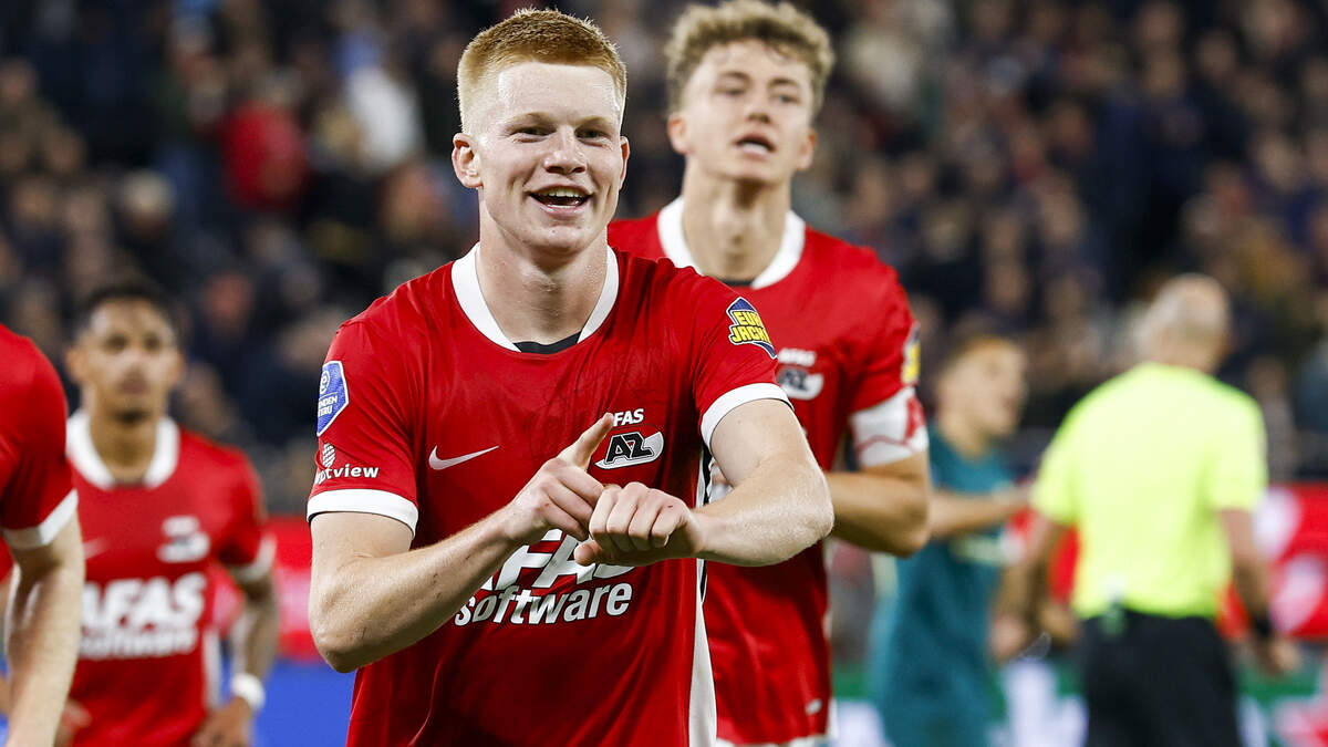 Kees Smit（19）は最初のAZの目標を獲得しました：「スコアの時でした」