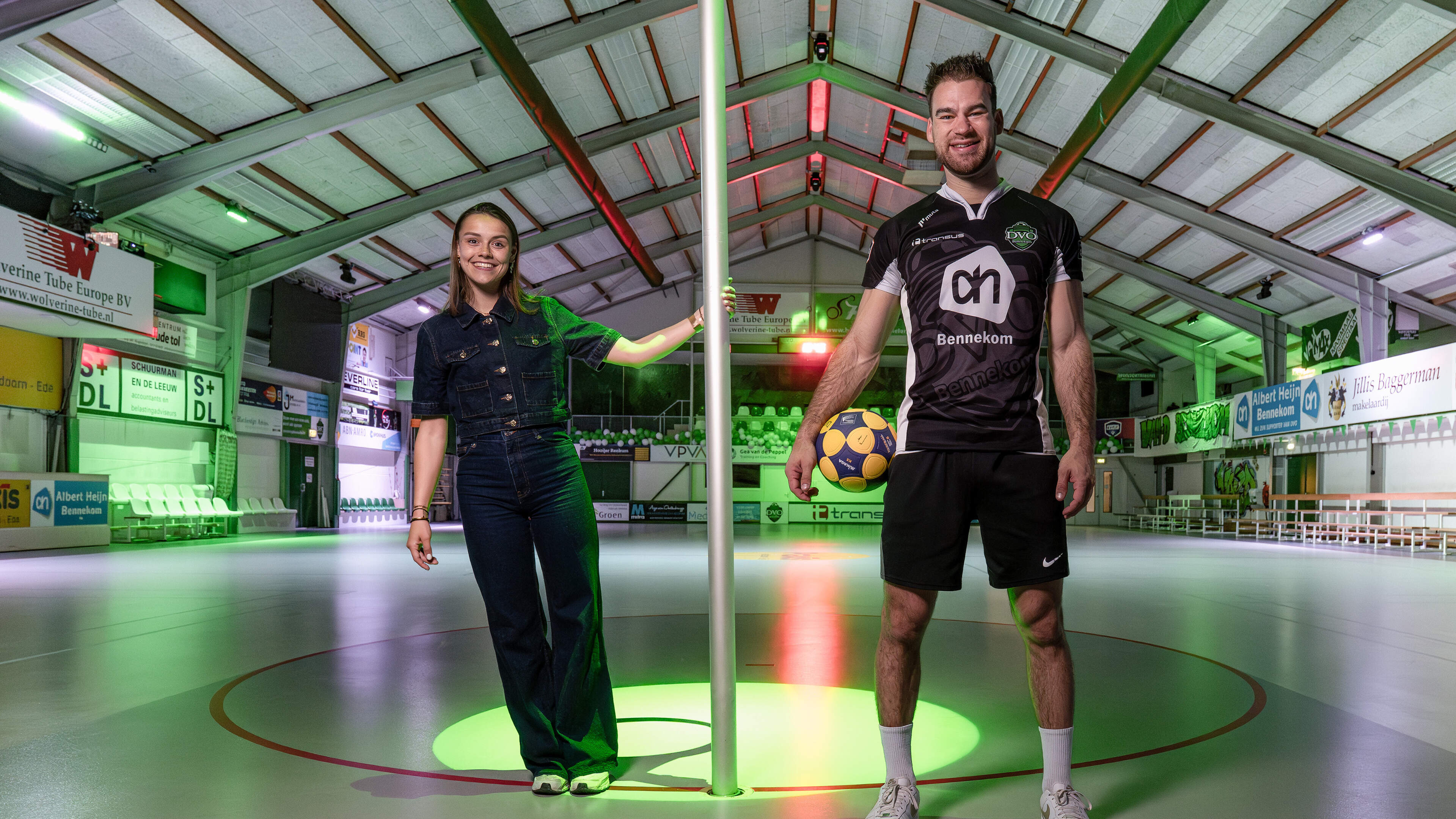 Speciale support voor DVO’er Koen van Roekel in finale Korfbal League: ’Als we winnen, is het ook voor jou’