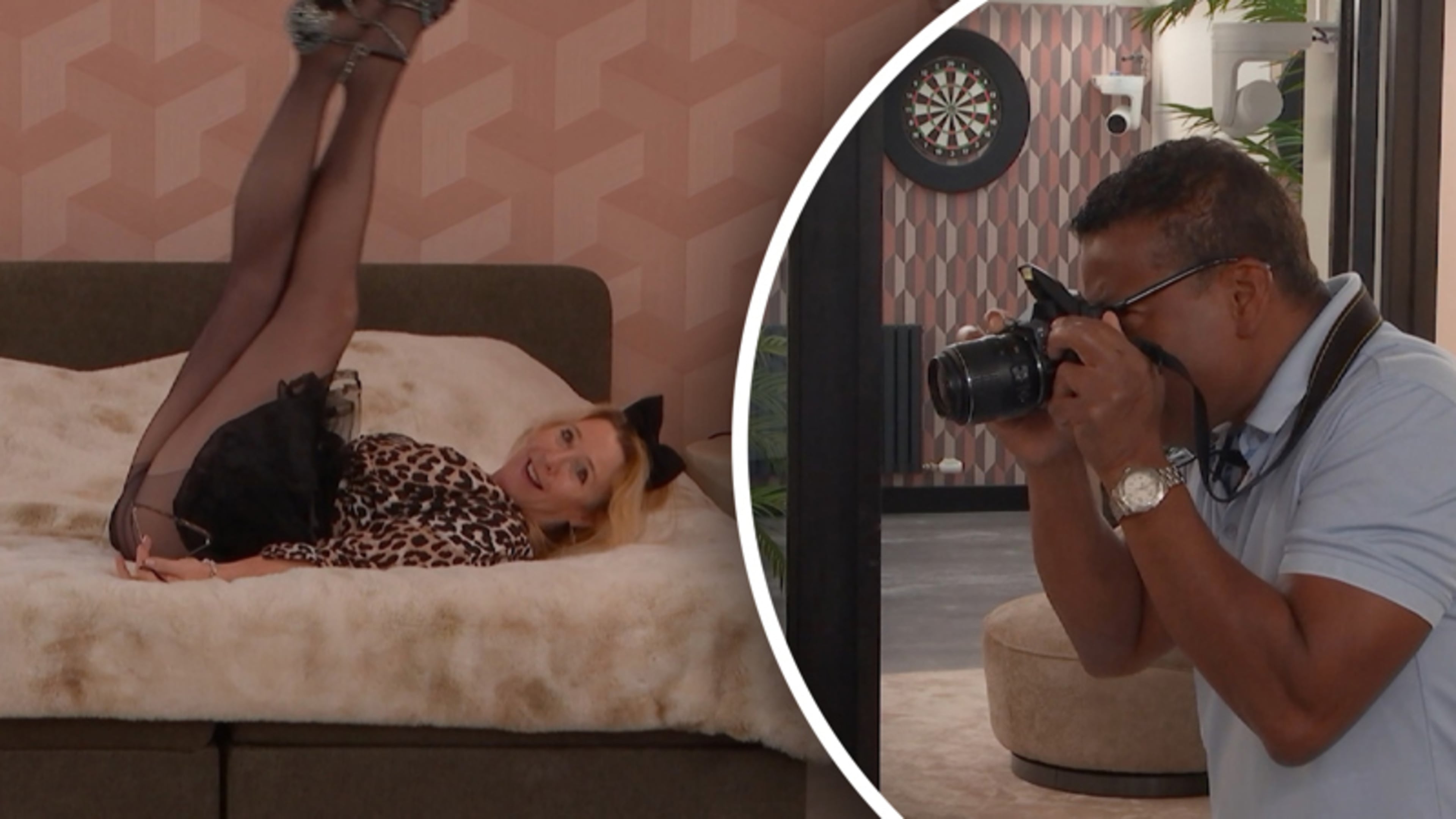 LLDL-kandidaat tijdens fotoshoot met date: 'Ondeugend kijken!'