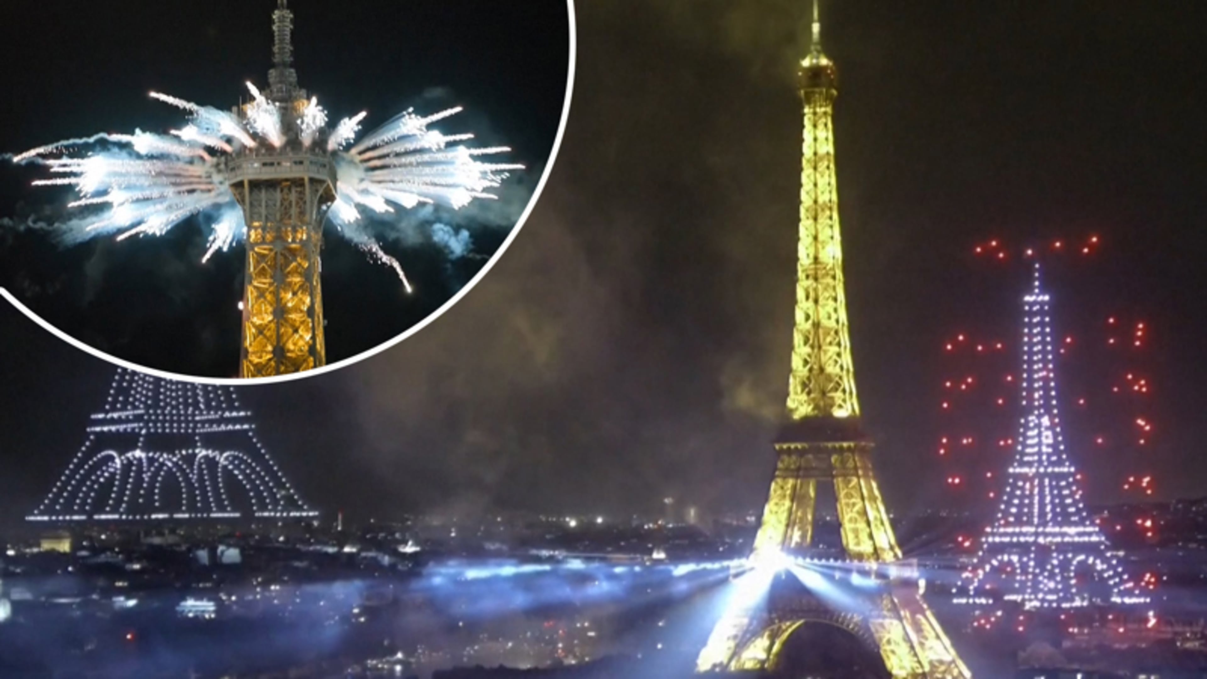 Parijs viert feest: Eiffeltoren speelt hoofdrol in adembenemende lichtshow