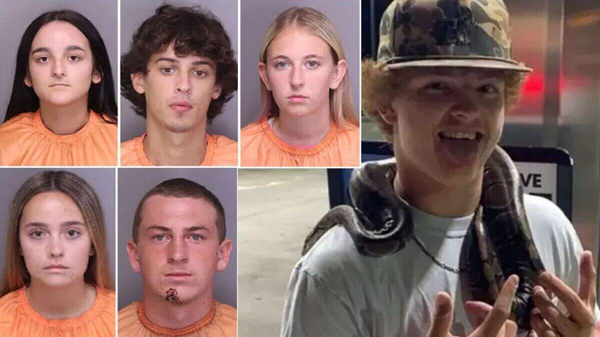 サウスカロライナ州でトレイの殺害後に逮捕された9人のティーンエイジャー：「少女」とムーア党のための口論と意識的に撮影された