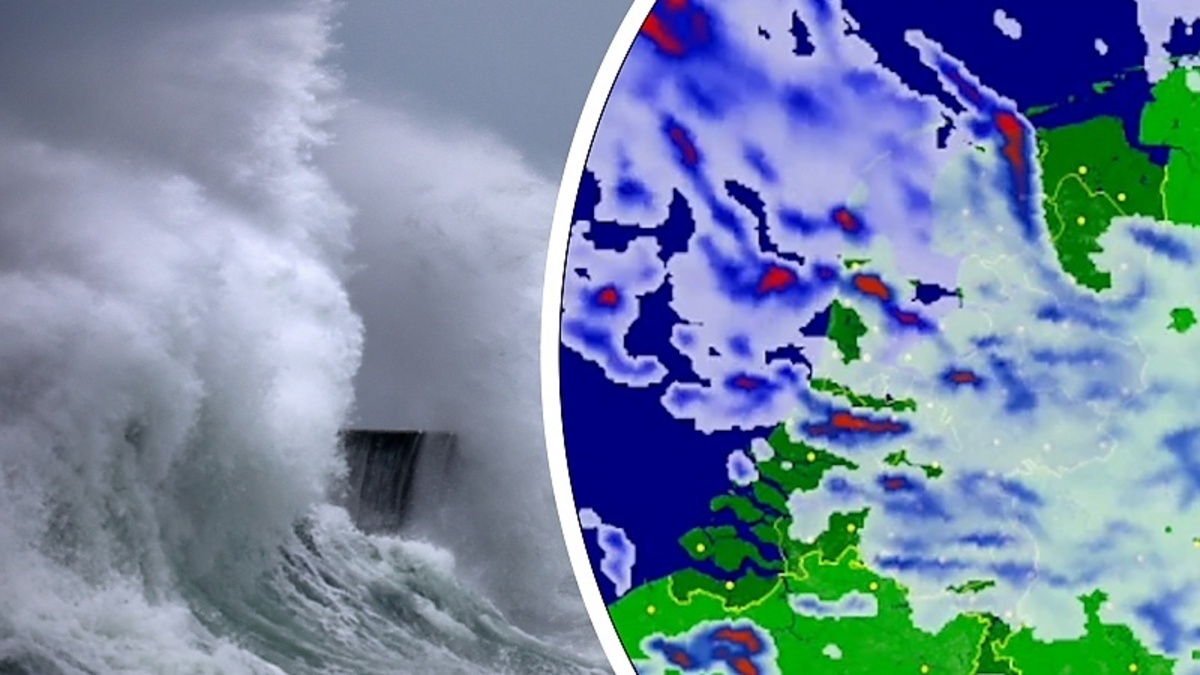 Code oranje vanwege storm Benjamin: hier gaat veel neerslag vallen | De ...