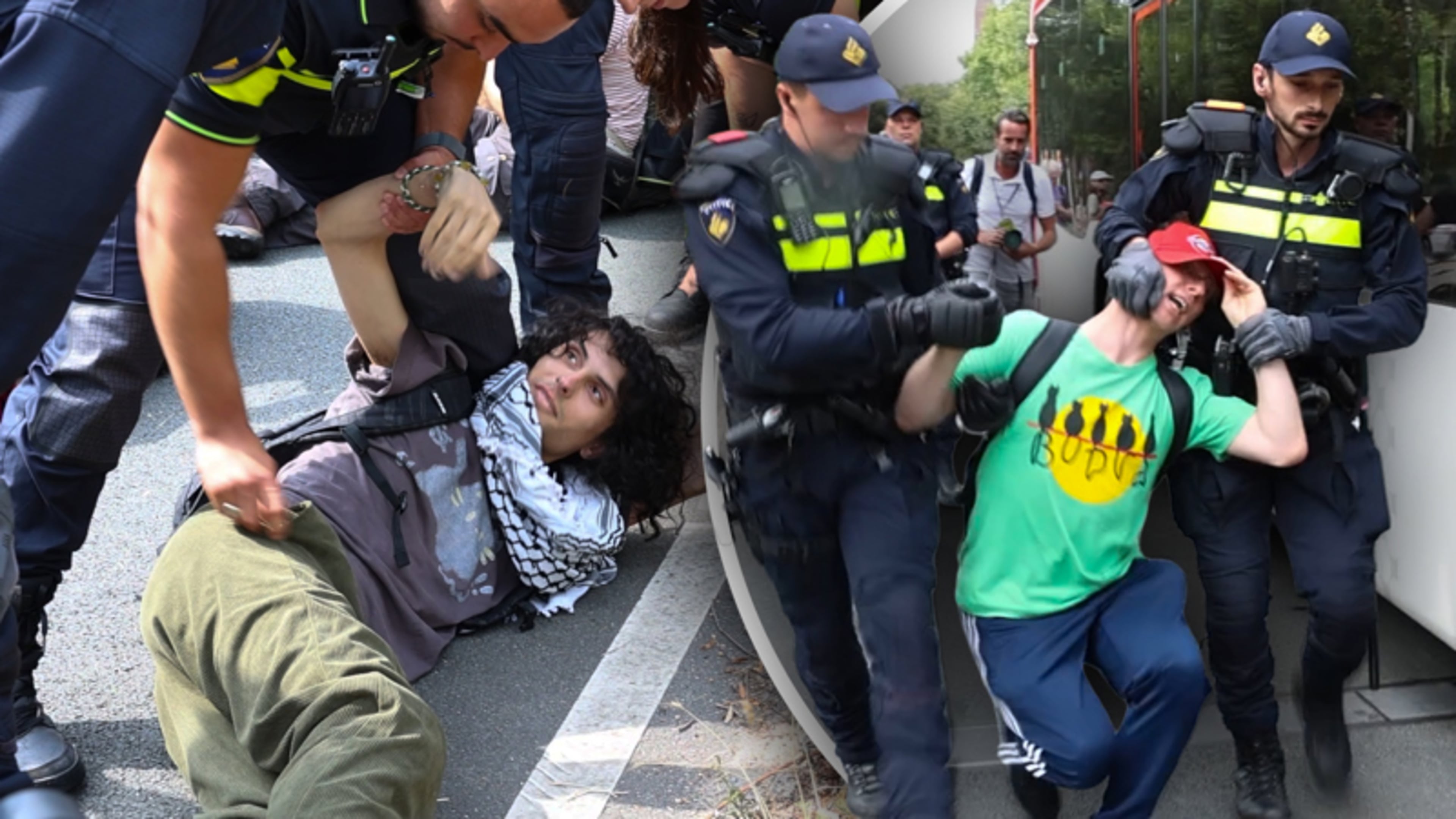 XR-demonstranten weggesleept bij blokkade A12 Den Haag