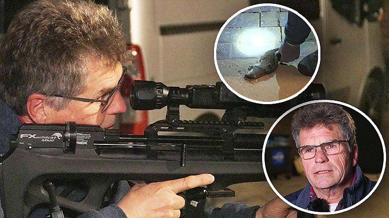 Kijk mee met rattenjager: 'Ik schiet ze dood'