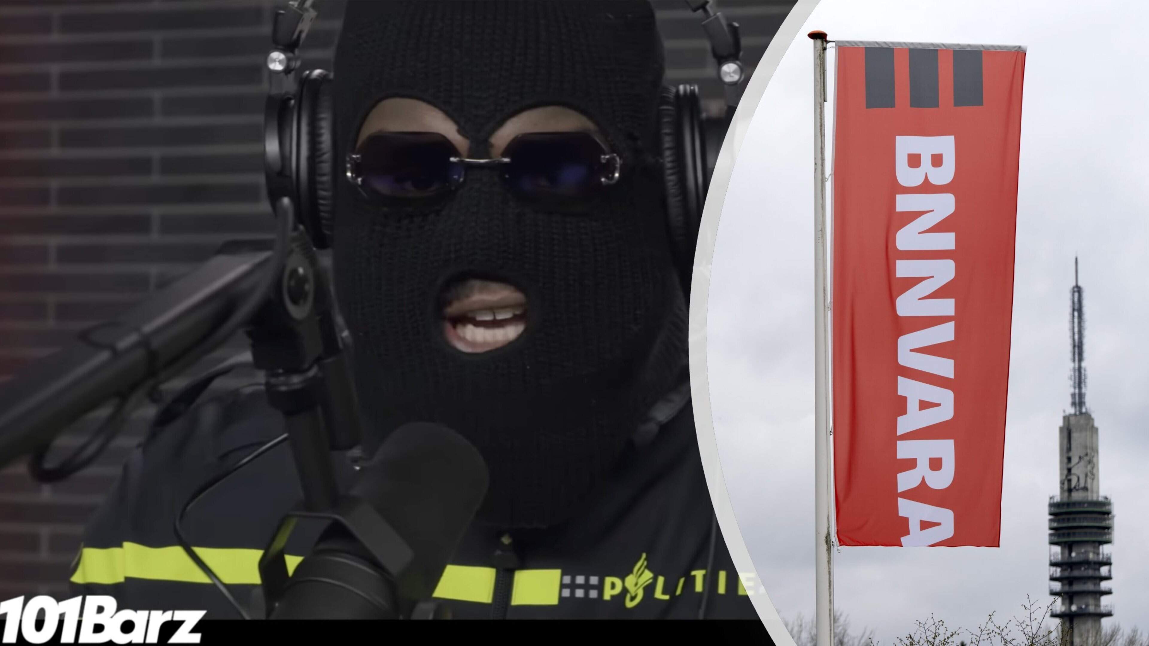Geweld verheerlijkende rappers misbruiken politie-uniform in video 101Barz, BnnVara doet niks: ’Artistieke vrijheid is een belangrijk uitgangspunt’