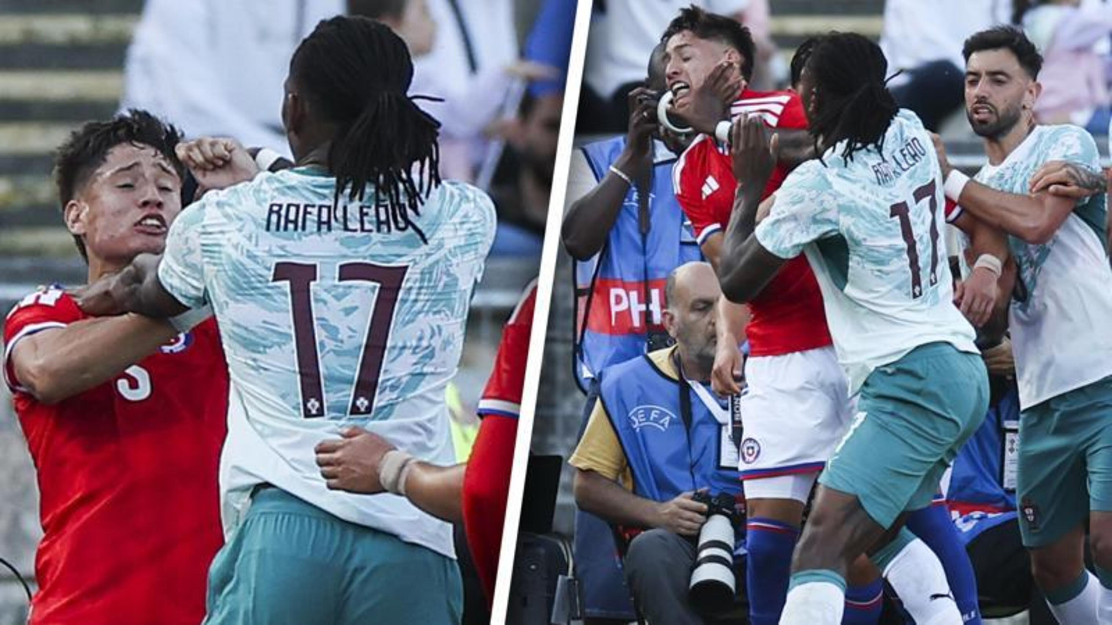 ‘FIFA moet Portugees Rafael Leão na vuistslag direct schorse