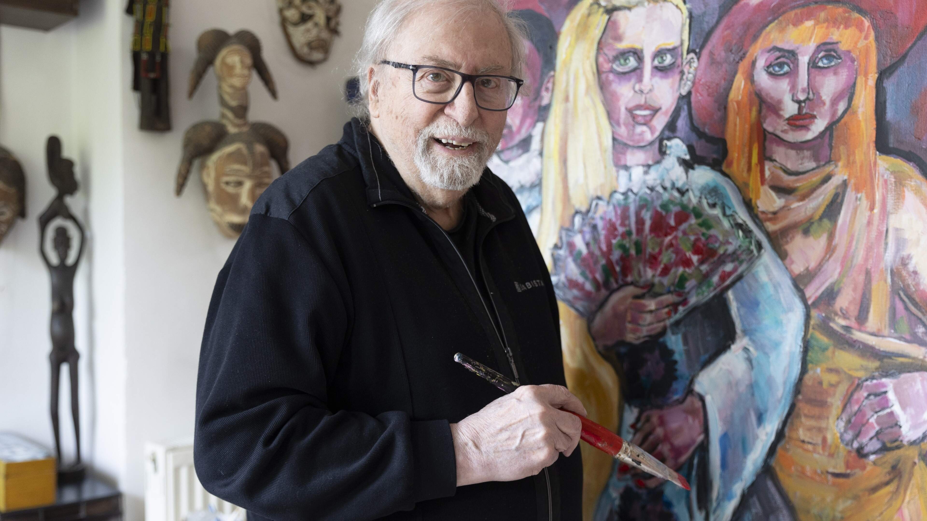 Van straatarm jongetje tot gevierd schilder: overleden Adrian Stahlecker (88) had een ongelooflijk leven