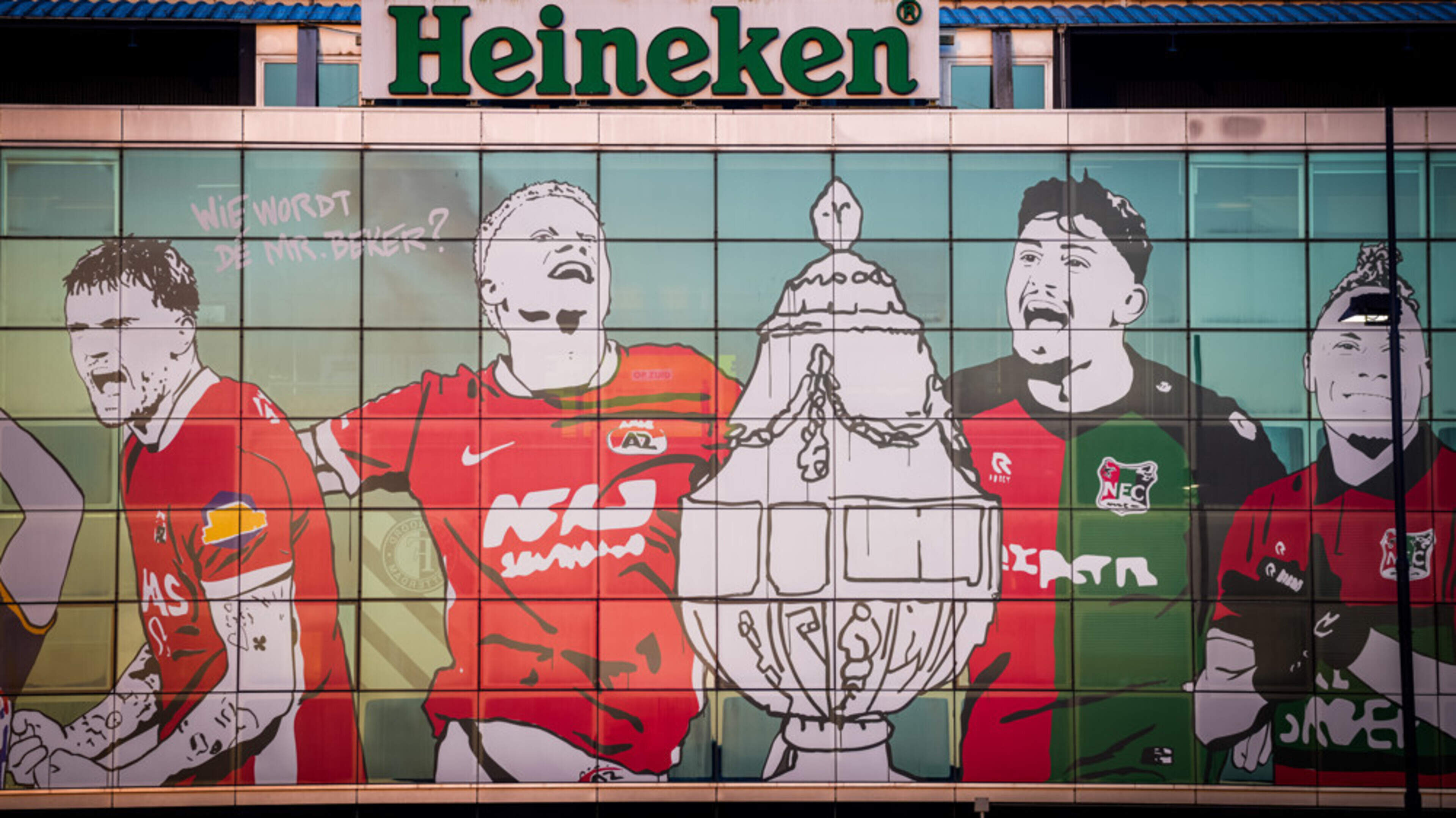 LIVE finale KNVB-beker: aftellen naar aftrap tussen AZ en NEC