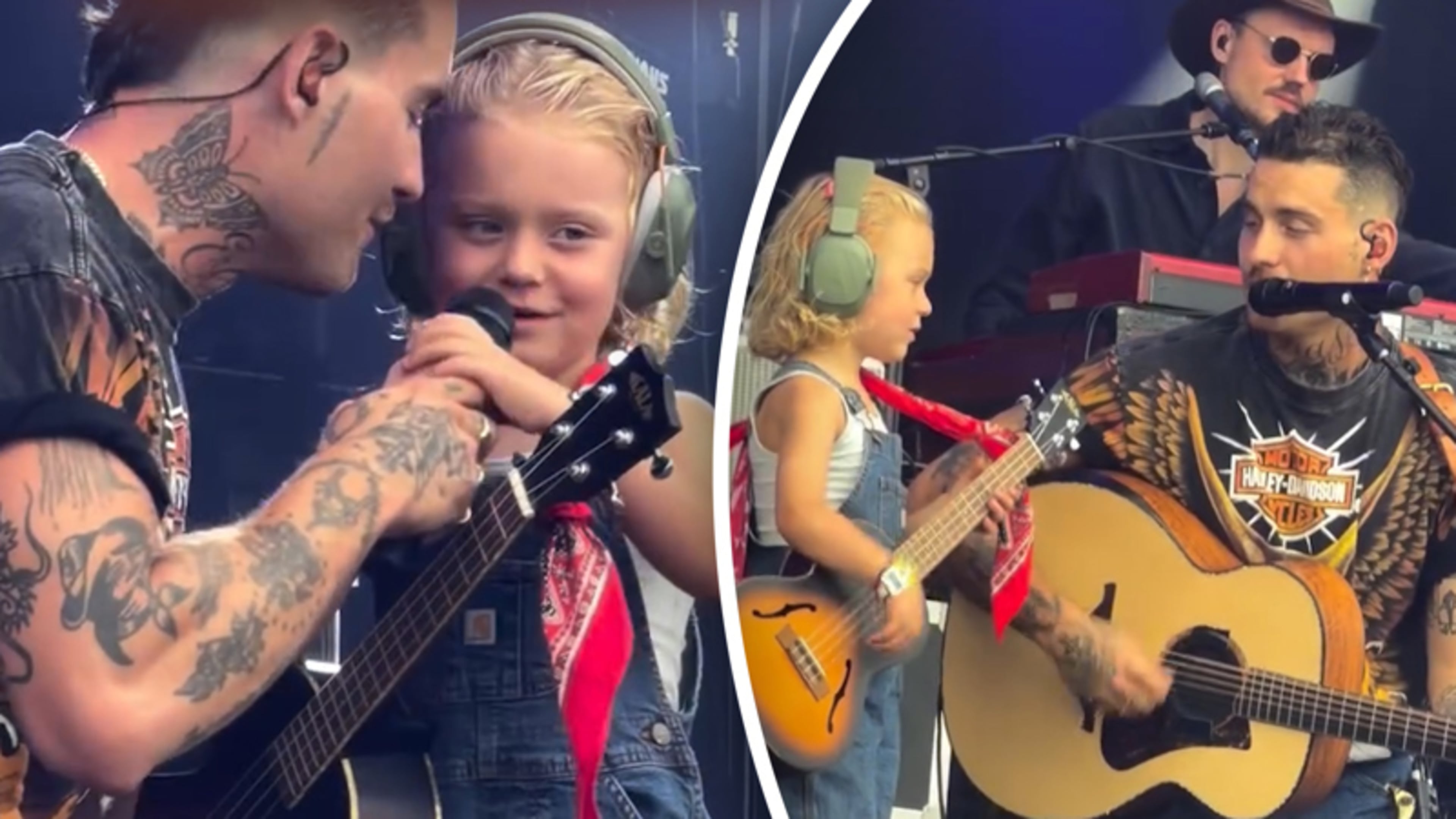 Douwe Bob met zoontje op podium Zwarte cross: ‘Mag ik meedoen?'