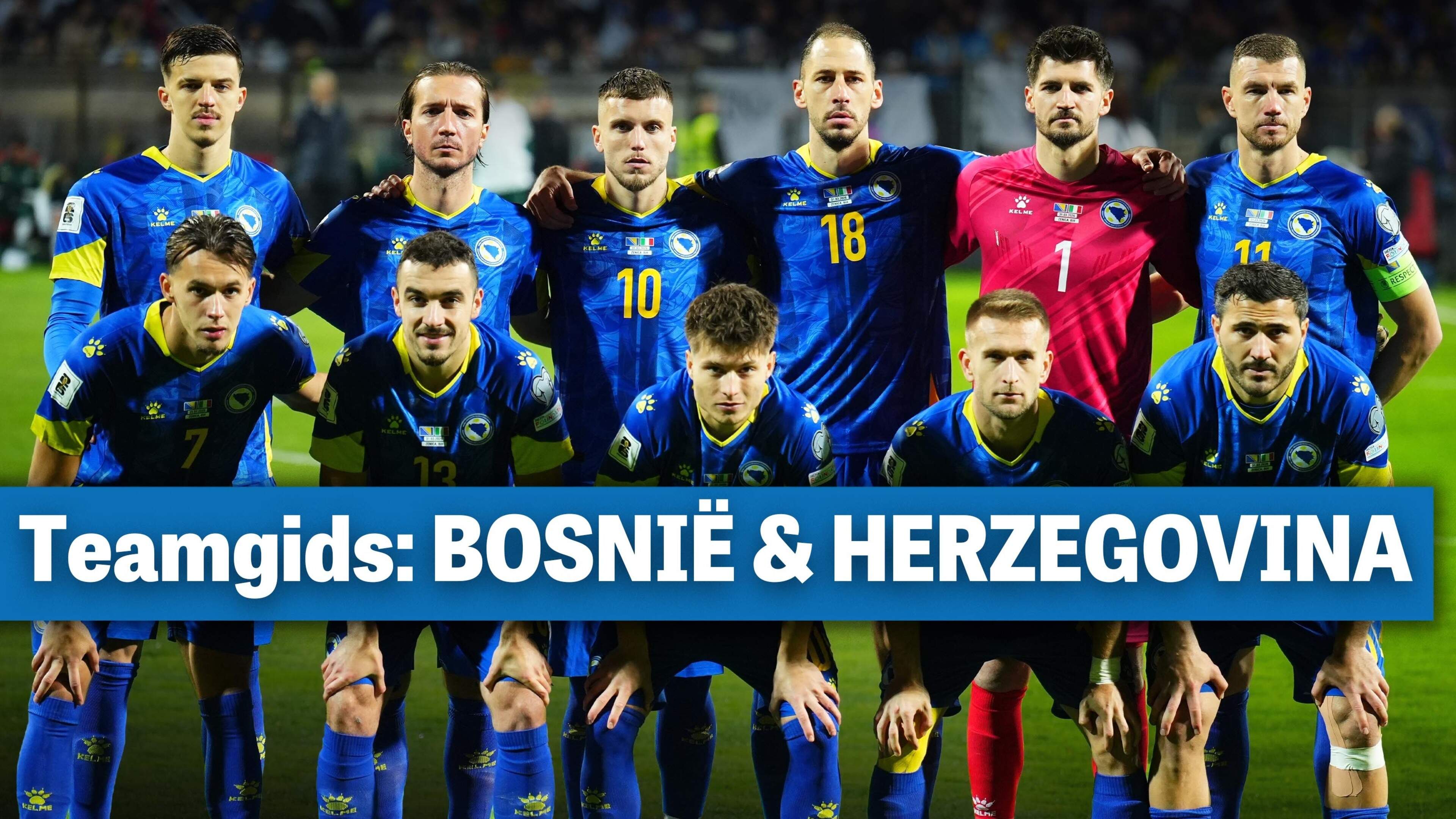 Let vooral op het 18-jarige supertalent op het middenveld: alles over de WK-selectie van Bosnië en Herzegovina