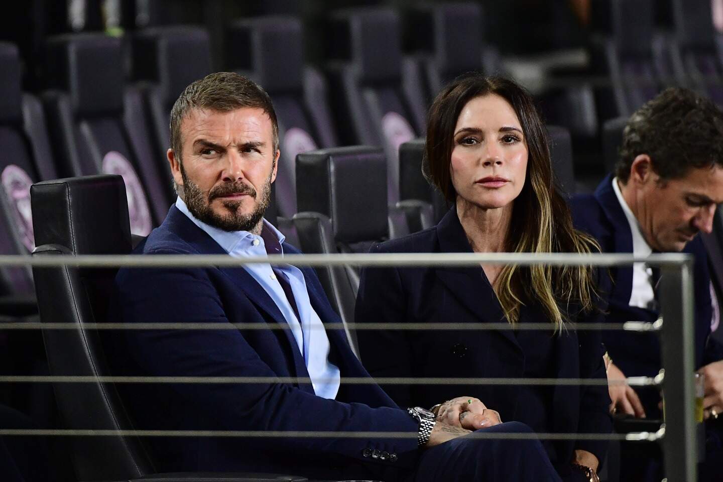 David en Victoria Beckham krijgen de wind van voren van hun zoon Brooklyn.