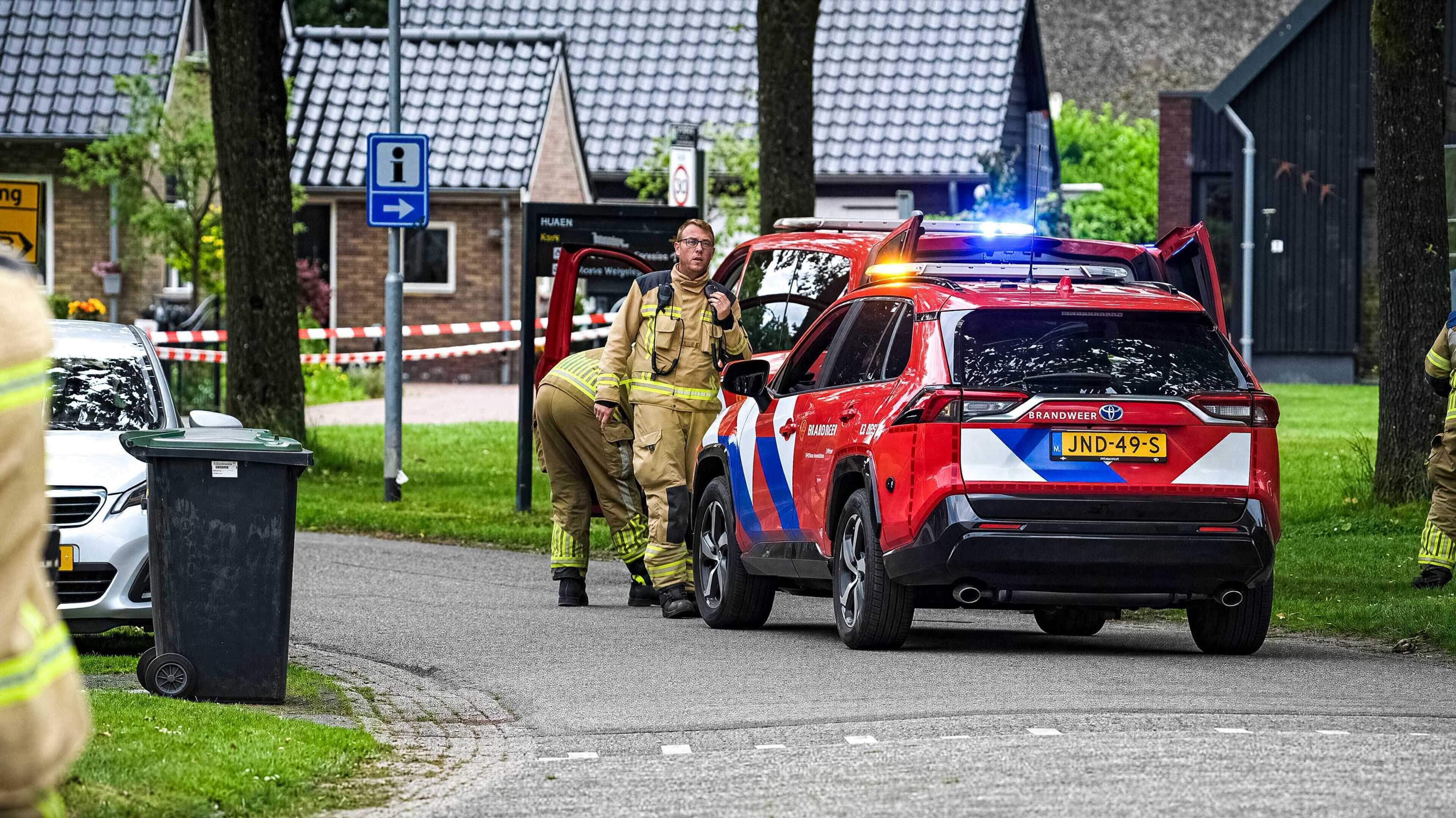 Gaslek in Hijken: twintig huizen ontruimd na vreem