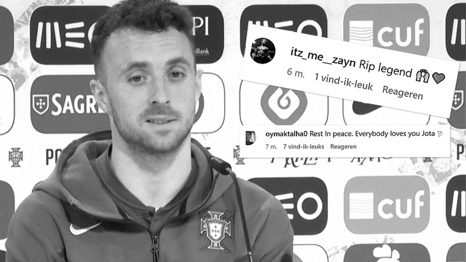 Fans in shock na dood Diogo Jota: ‘Rip legende’