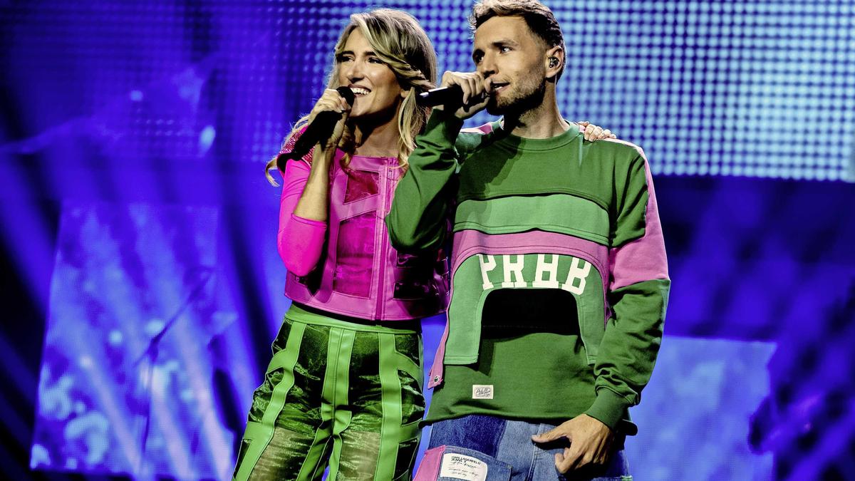 Suzan en Freek tijdens een van hun laatste concerten.