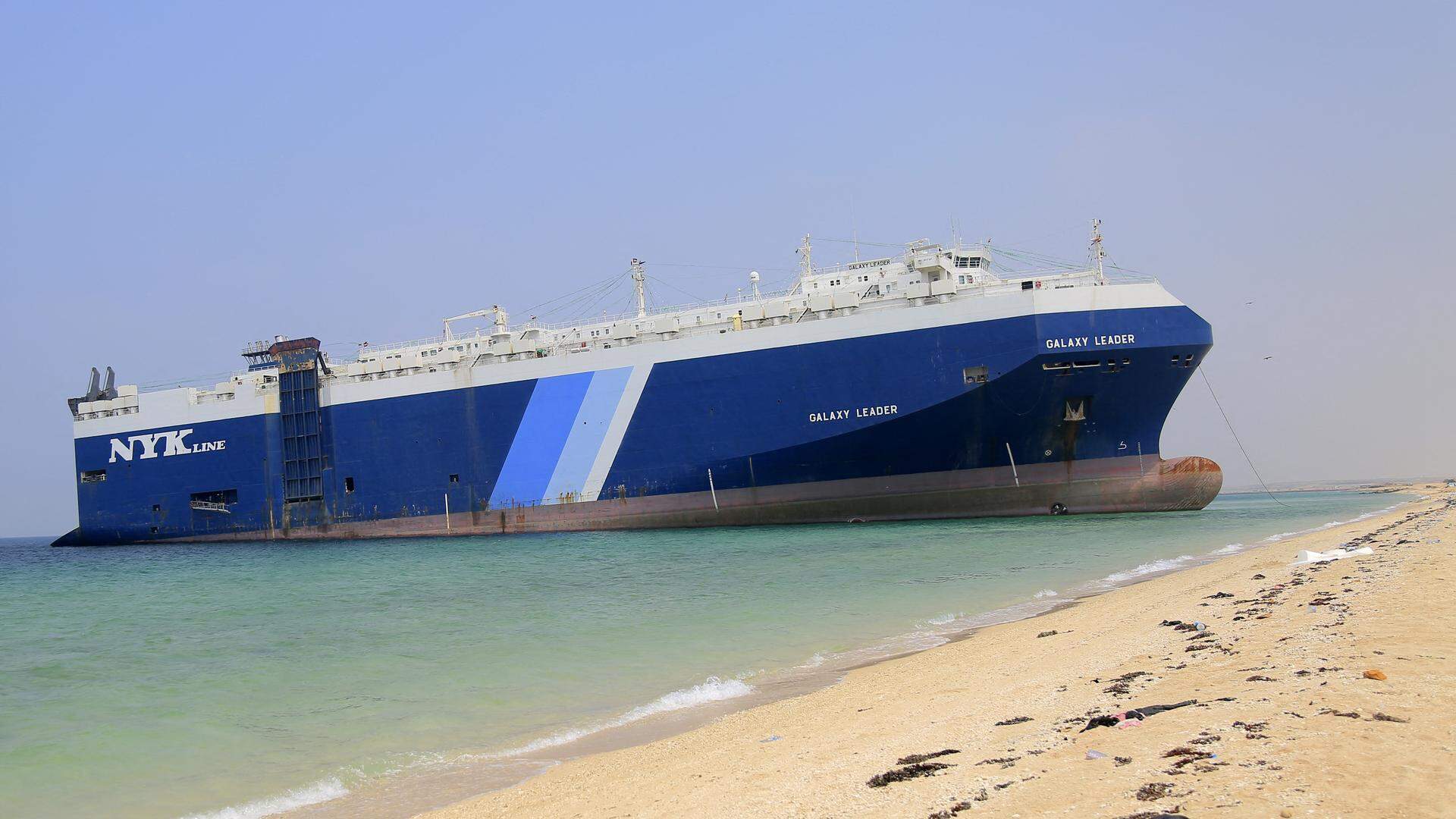 Het Israëlische leger zegt ook vrachtschip de Galaxy Leader te hebben getroffen. 