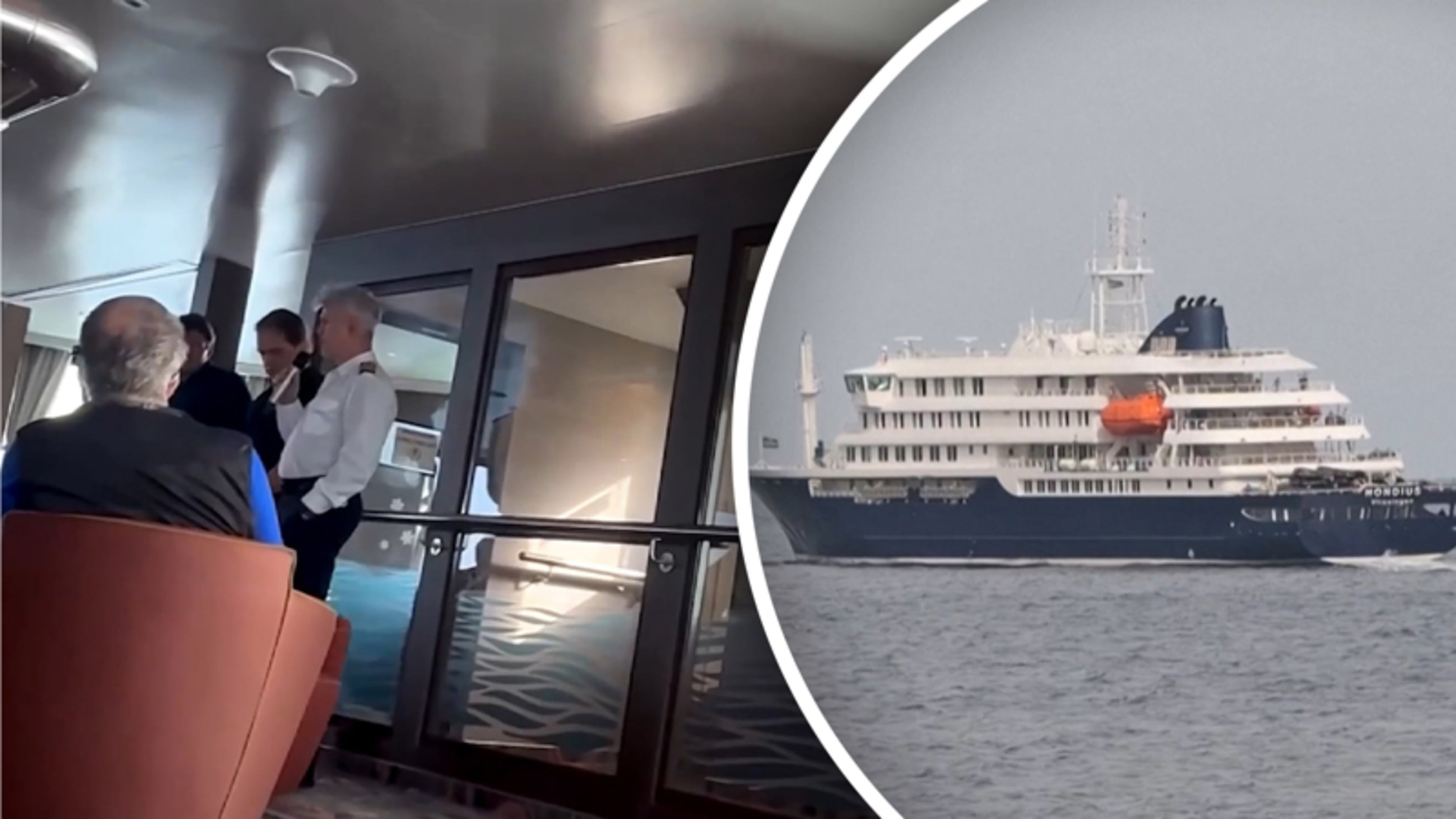 Beelden opgedoken van kapitein van cruiseschip: 'Wat dat betreft is het schip dus veilig'