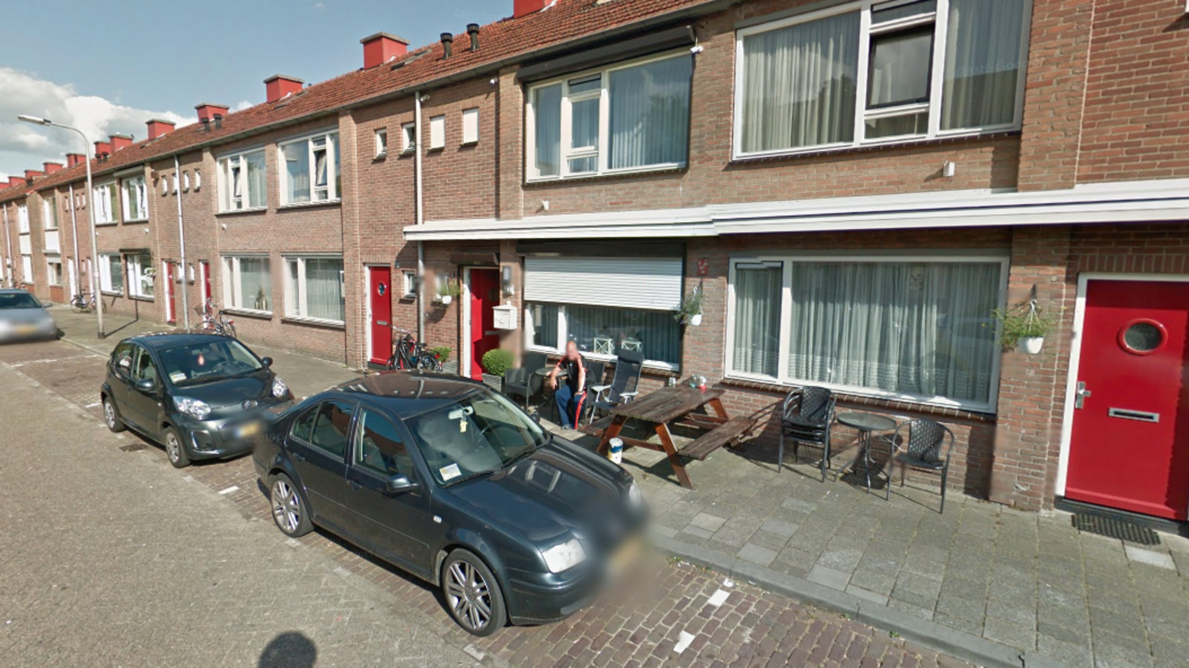 Boete voor tuinmeubels op straat