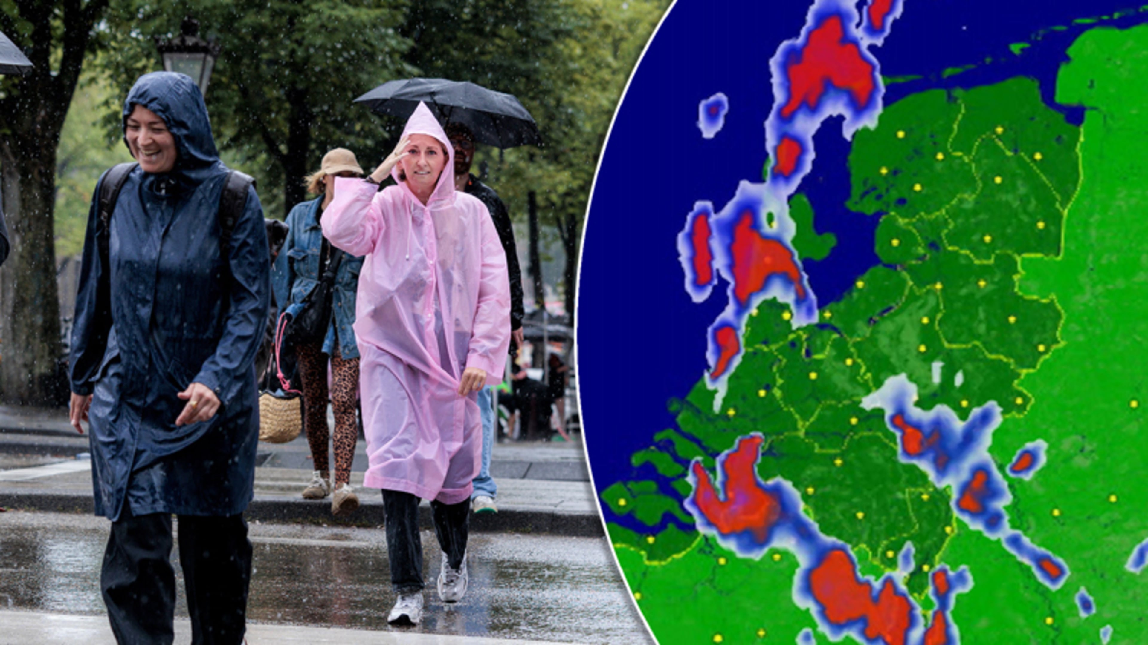 Temperatuur loopt op tot 38 graden, maar na extreme hitte zeer zware onweersbuien op komst