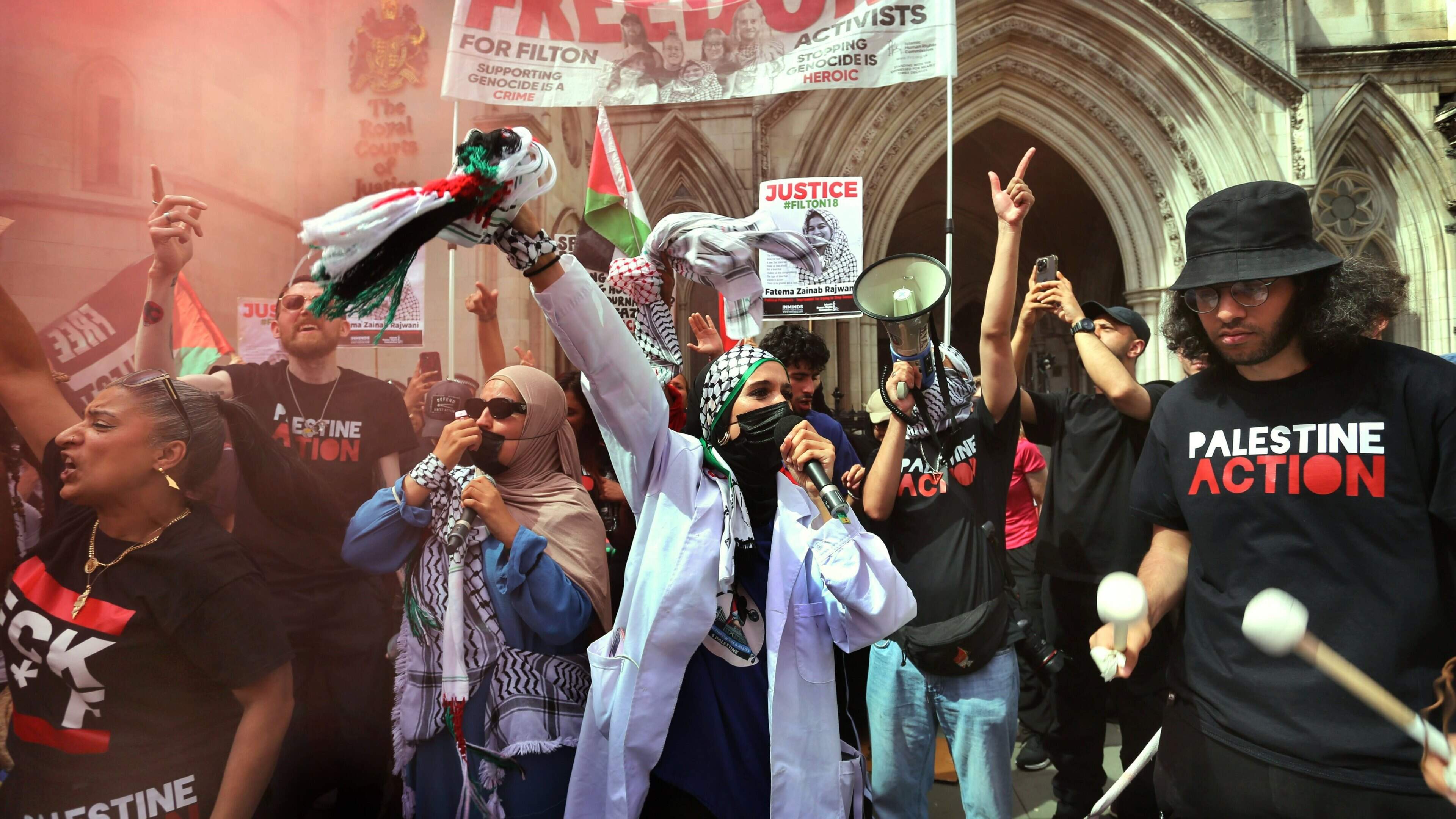 Geheimzinnige Palestine Action Amsterdam sloeg vaker toe en is ondergronds gegaan: ’Tijd van praten is voorbij!’