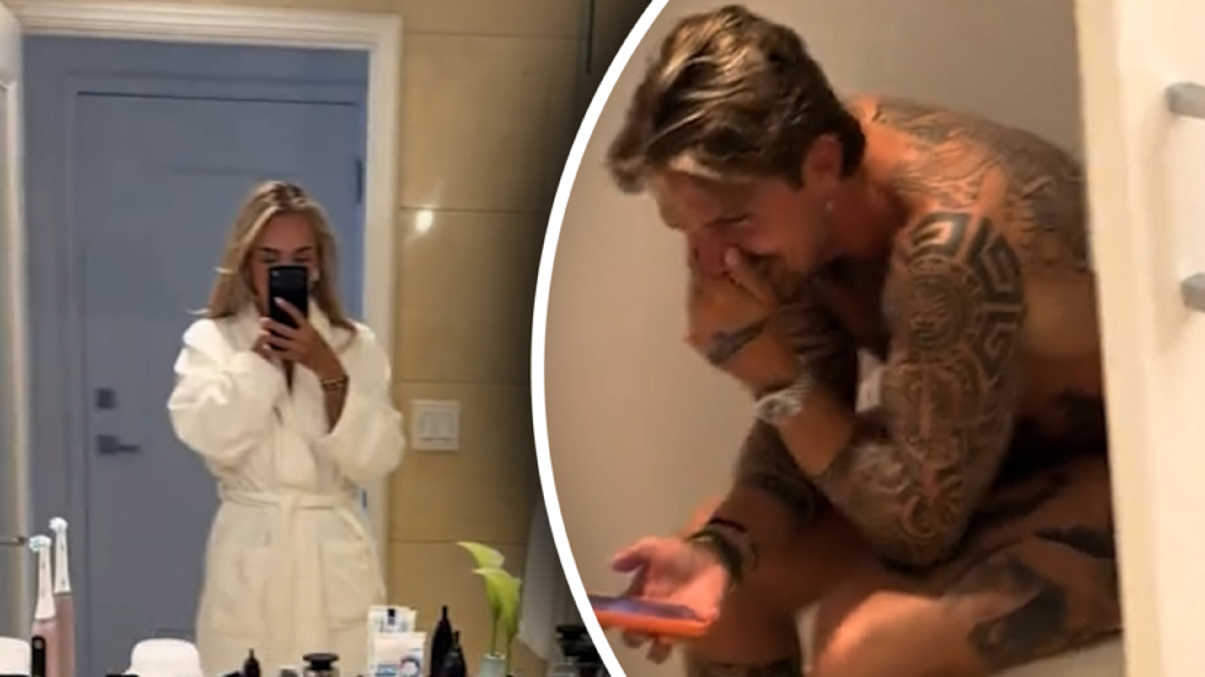 Noa filmt André Hazes tijdens toiletbezoek en giert het uit