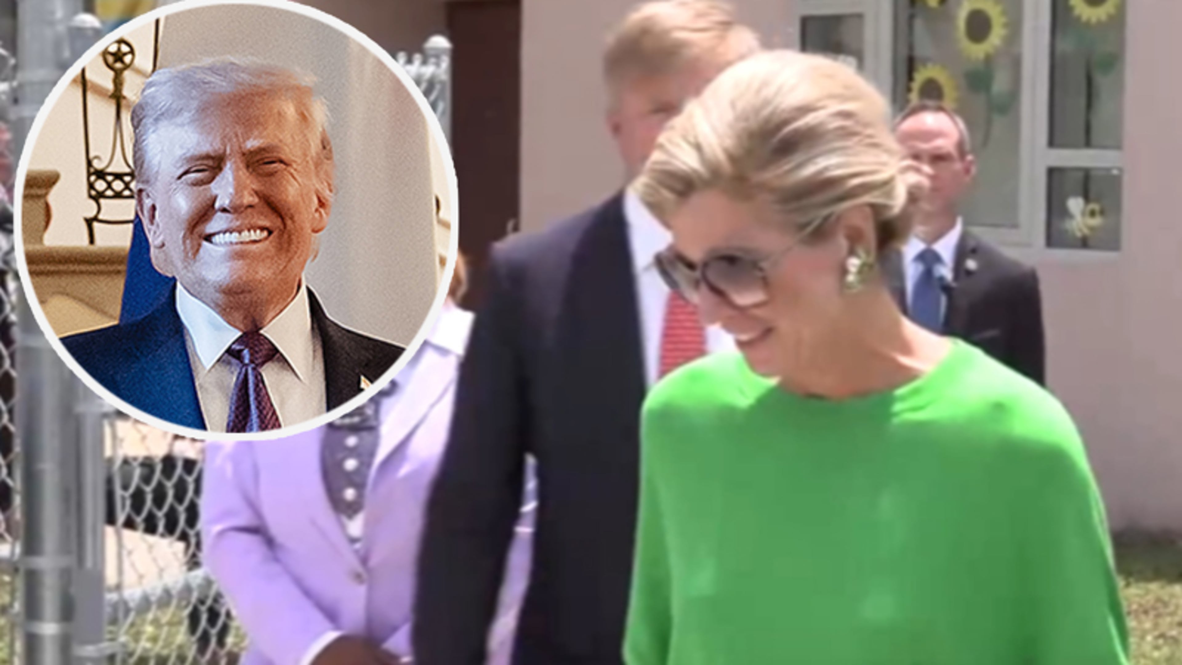 Koning negeert vraag over diner bij Donald Trump in Witte Huis