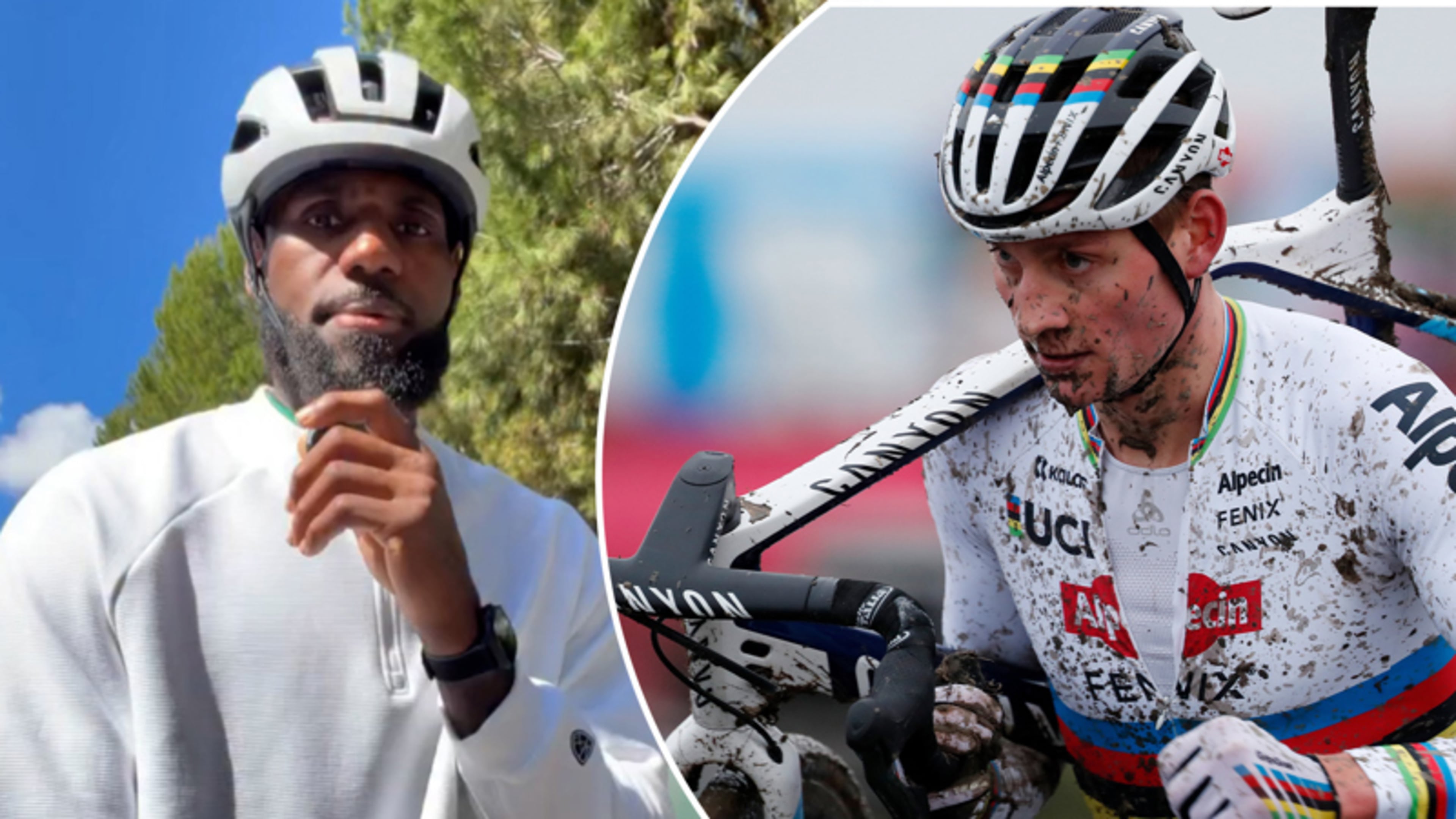 LeBron James tegen Mathieu van der Poel: ‘Ga geschiedenis schrijven’