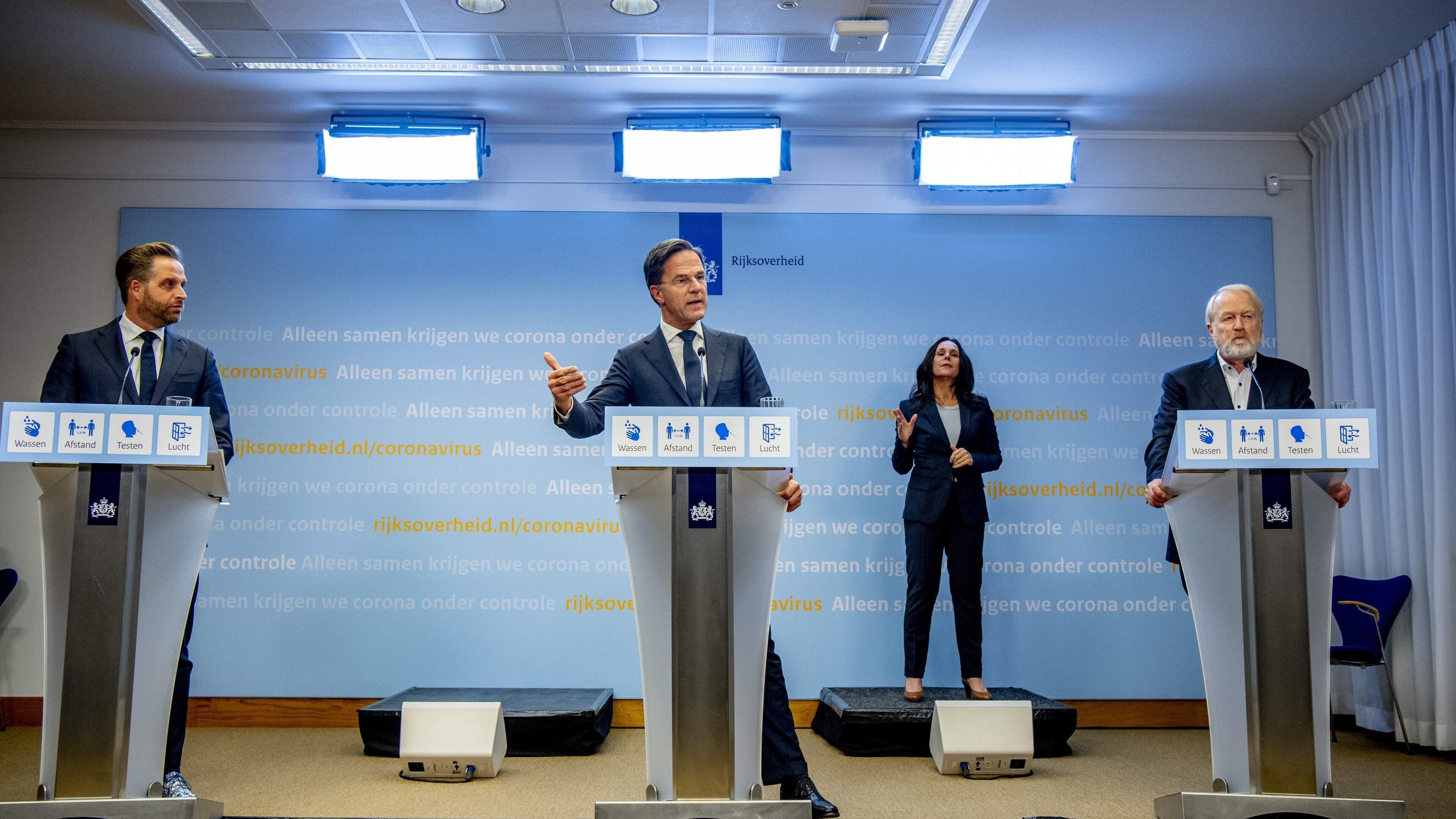 Rutte en De Jonge worden meerdere keren verhoord in openbare corona-enquête