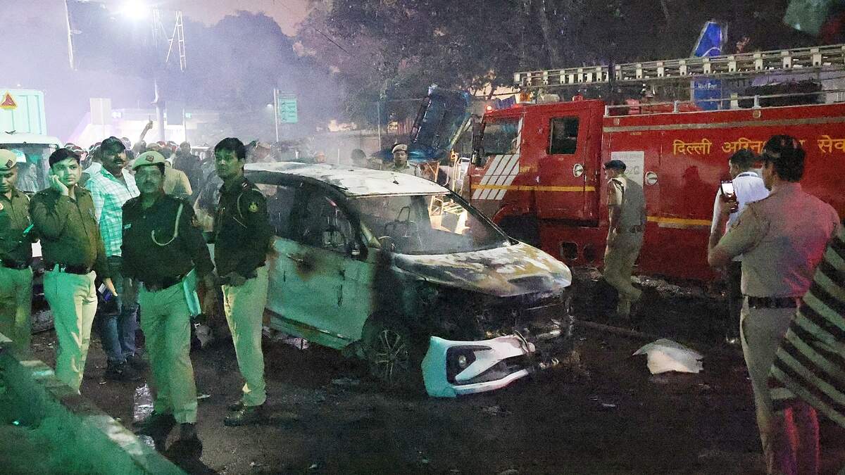 ニューデリーのダウンタウンで爆発があり、数人が死傷した