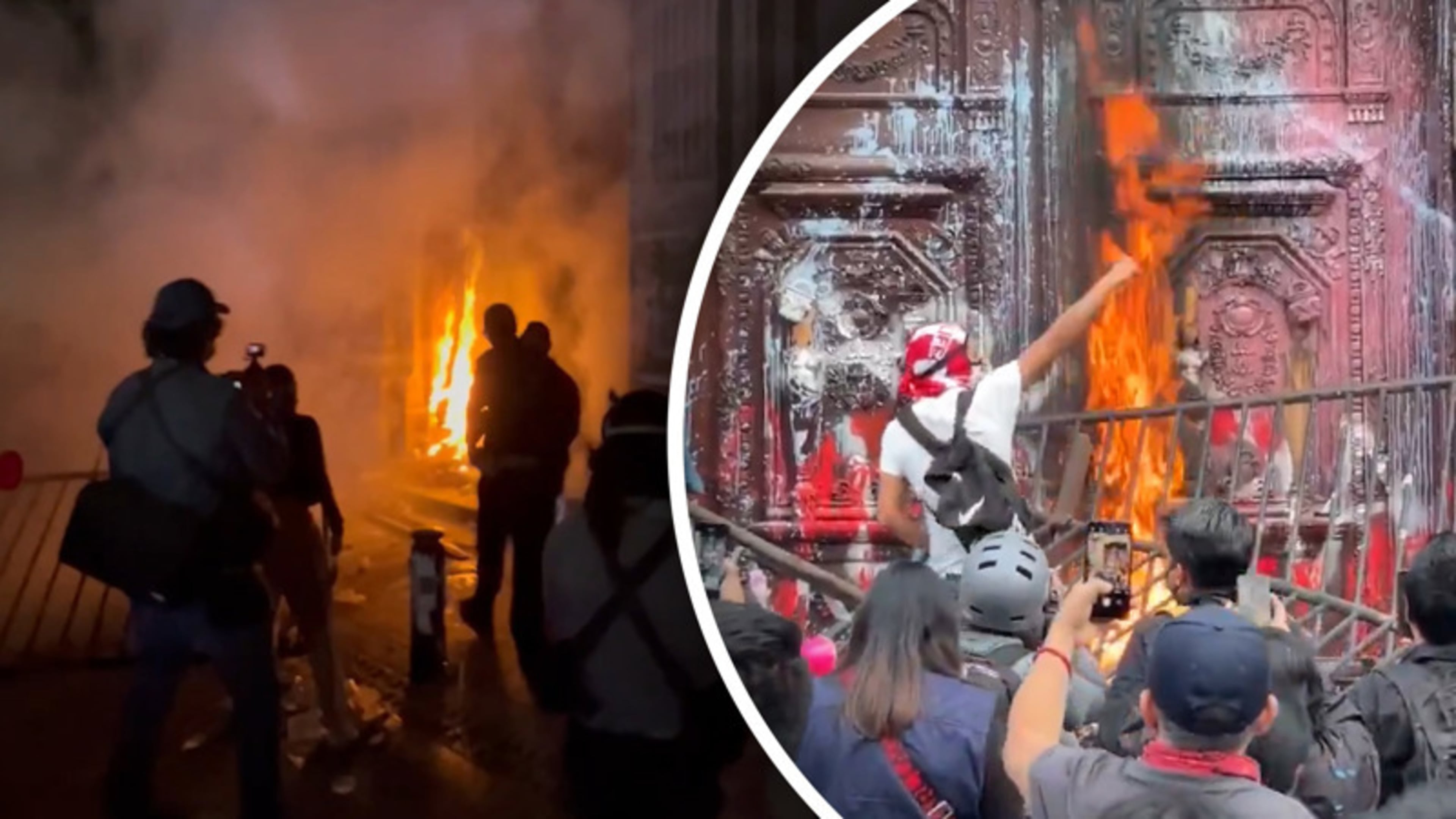 Protest om vervuild drinkwater loopt uit op brandende barricades in Mexico