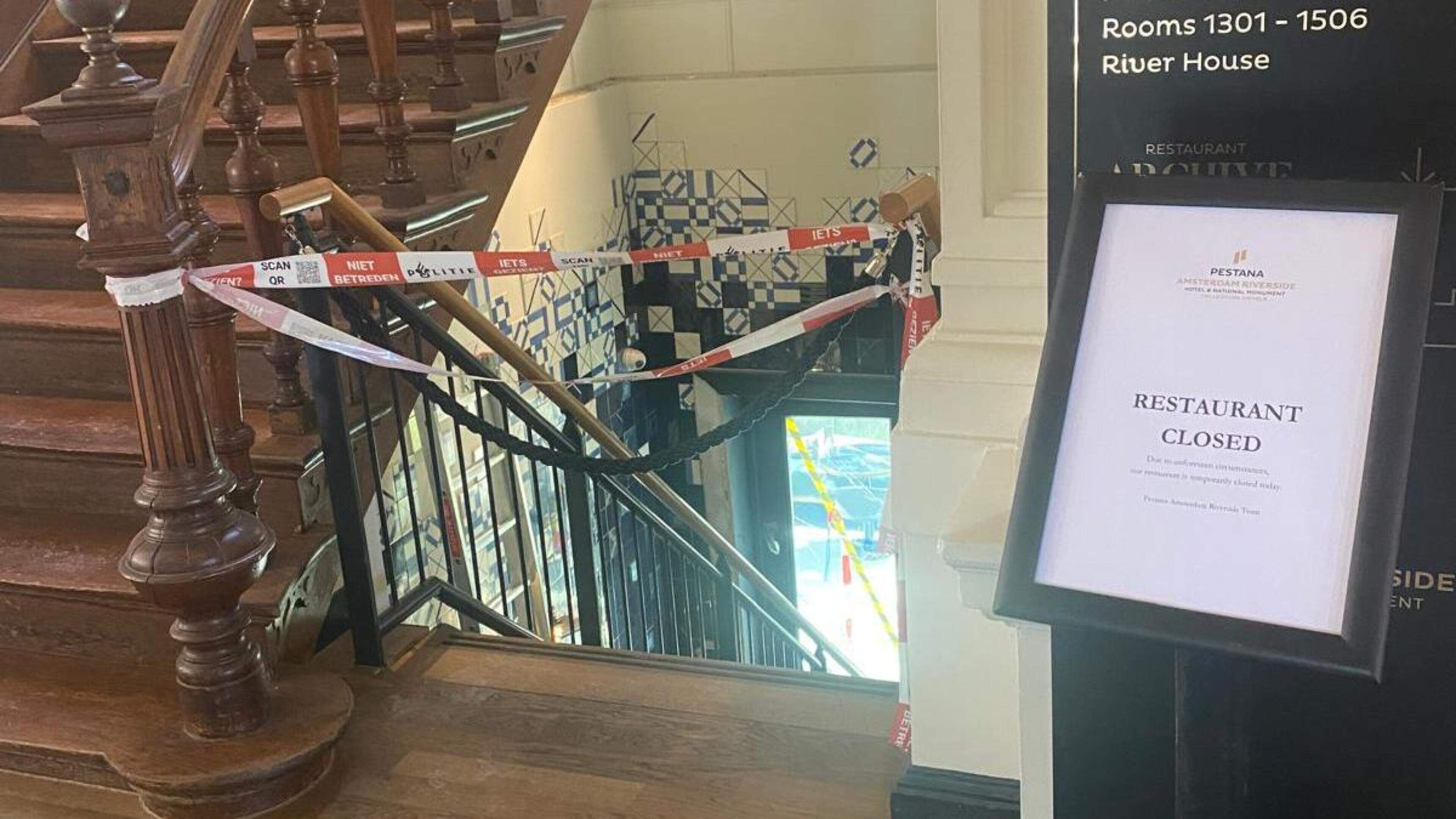 Gasten geëvacueerd na plofkraak in chic Amsterdams hotel: ’In korte tijd een enorme puinhoop aangericht’