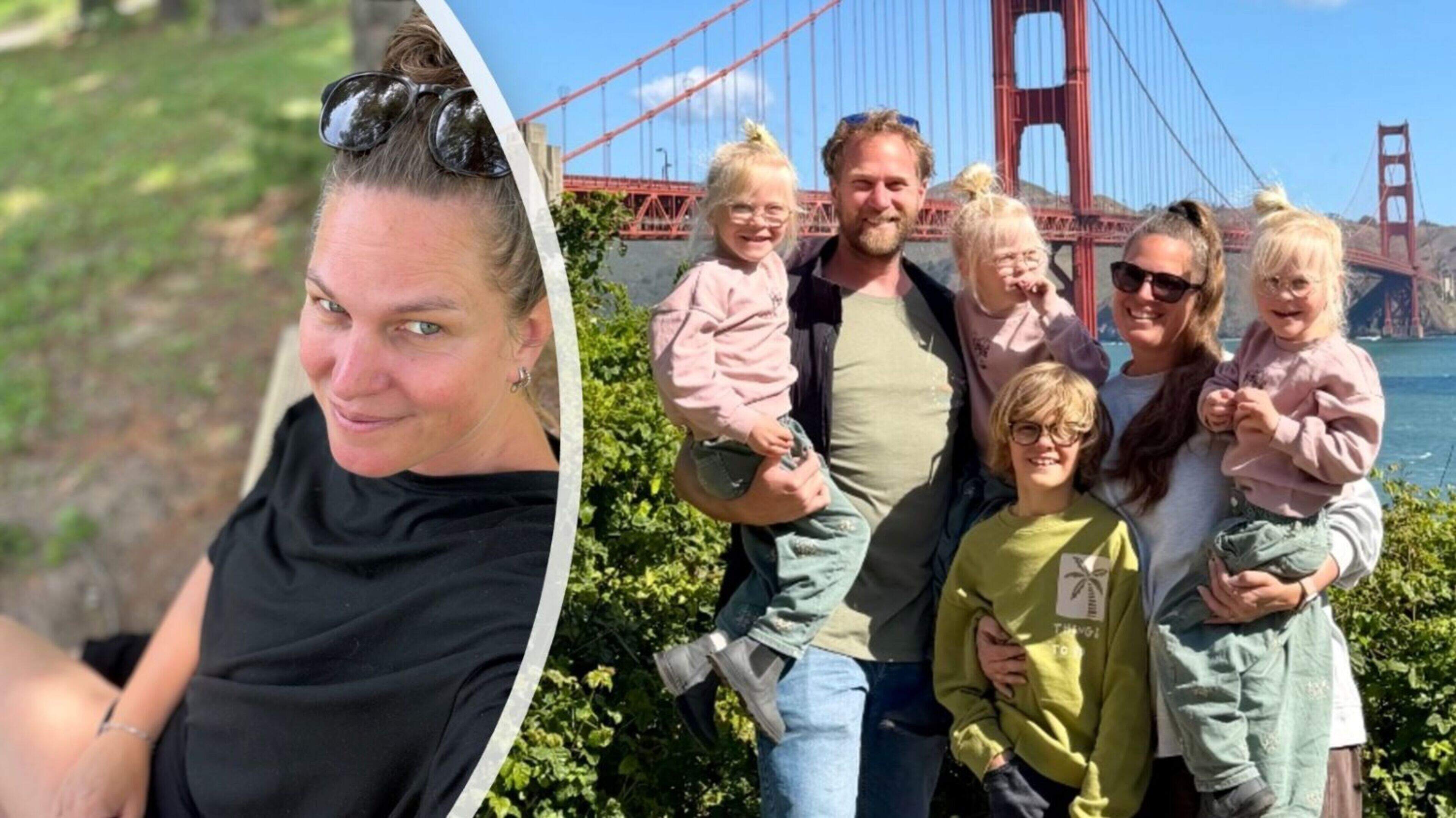 Drielingmoeder Wendy (39) emigreerde tijdelijk naar Amerika met haar gezin: ’Voor mij is dit een schone herstart’