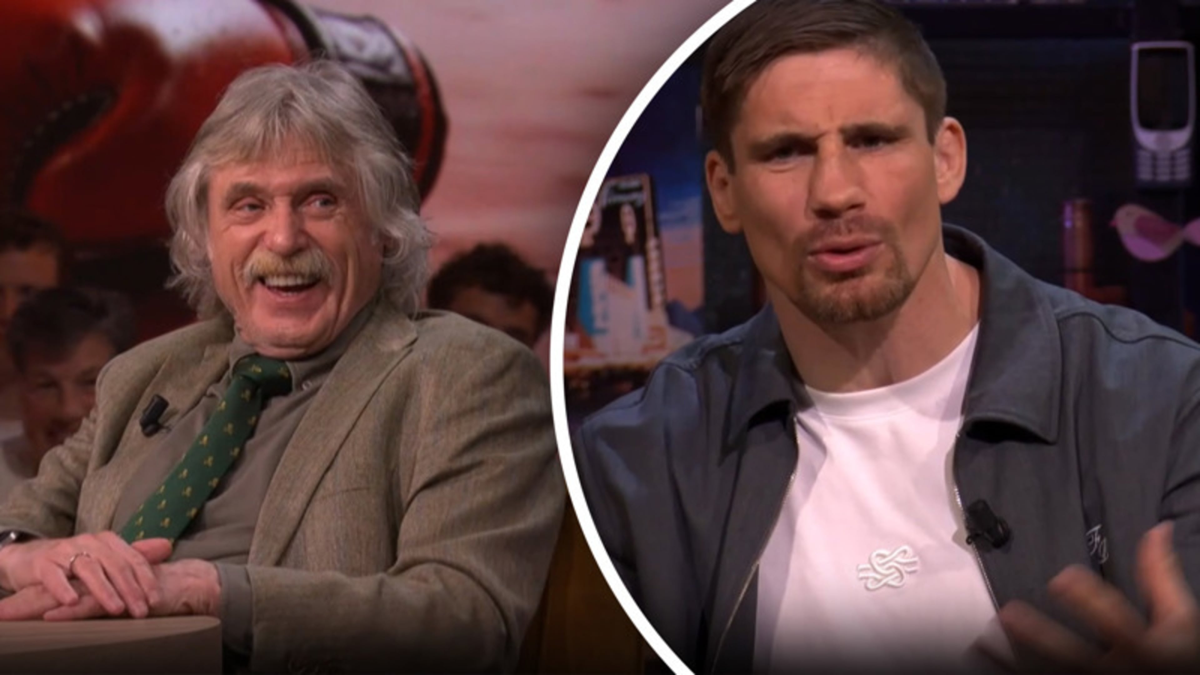 Rico Verhoeven dolt met Johan Derksen: ‘Pas jij nou op!’