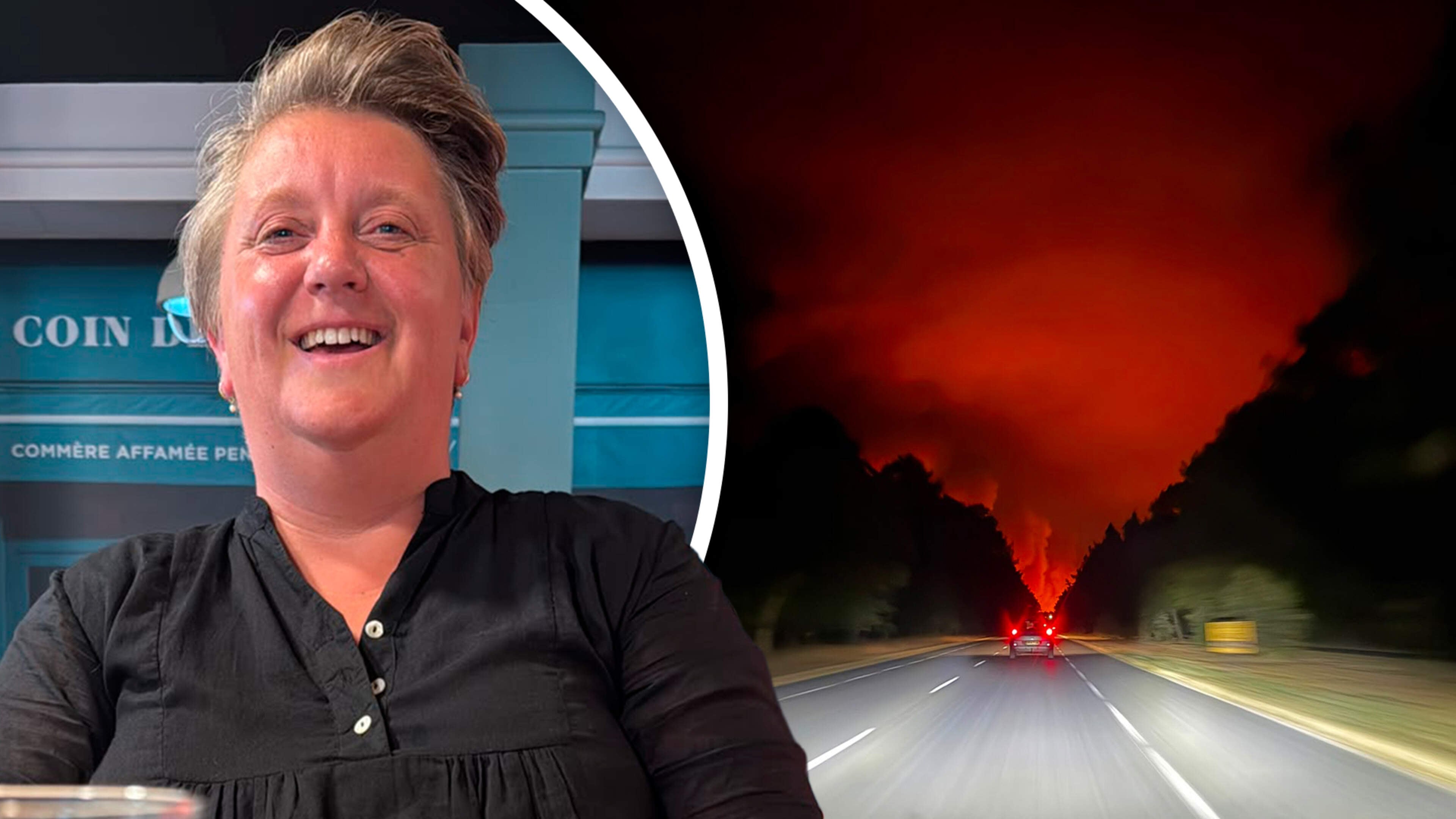 Kirsten (47) vluchtte halsoverkop voor dreigende vuurzee Bordeaux: ’Ik heb zelden zoiets gezien’