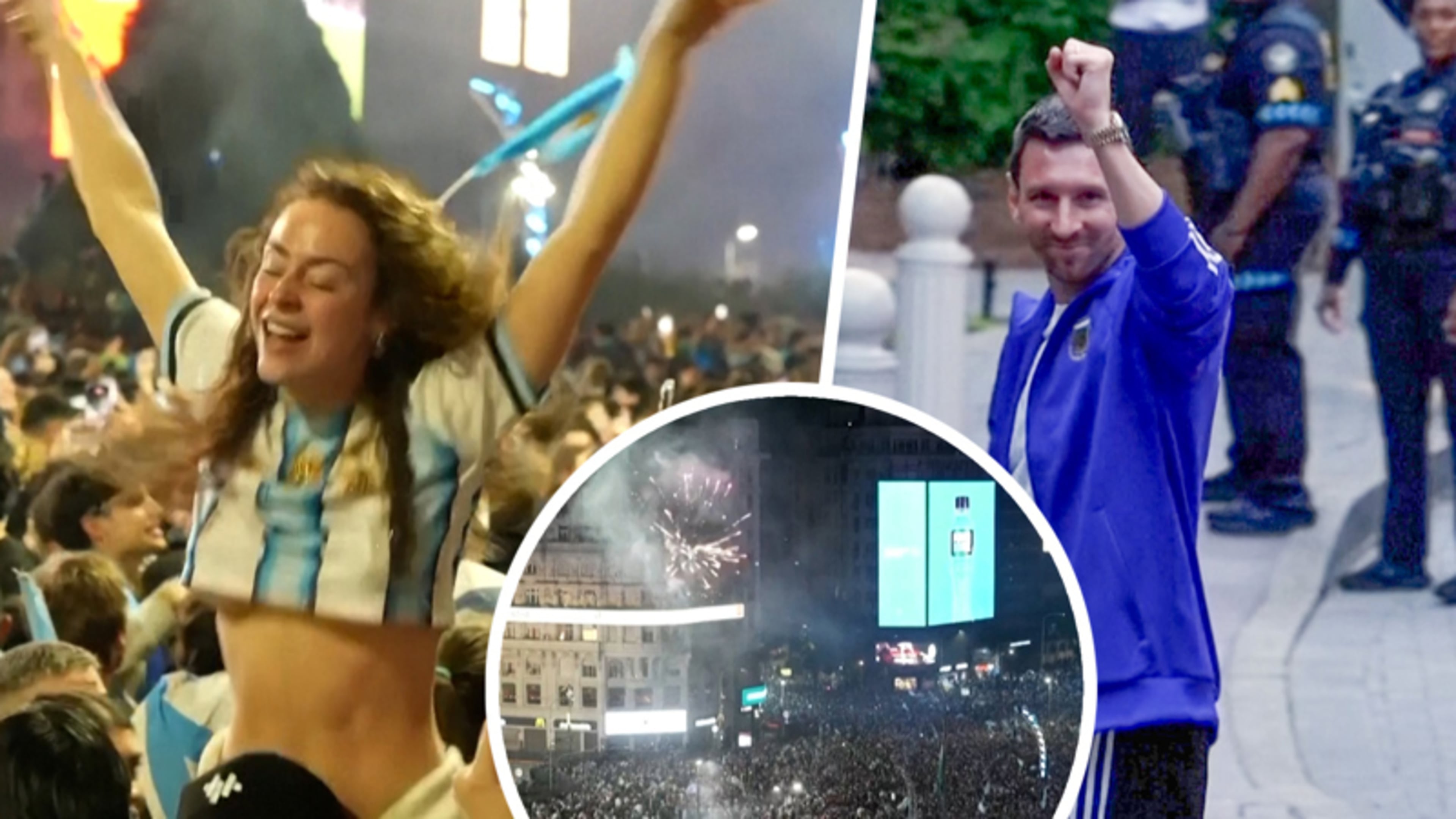 Zien: Argentijnse fans door het dolle heen na behalen WK-finale