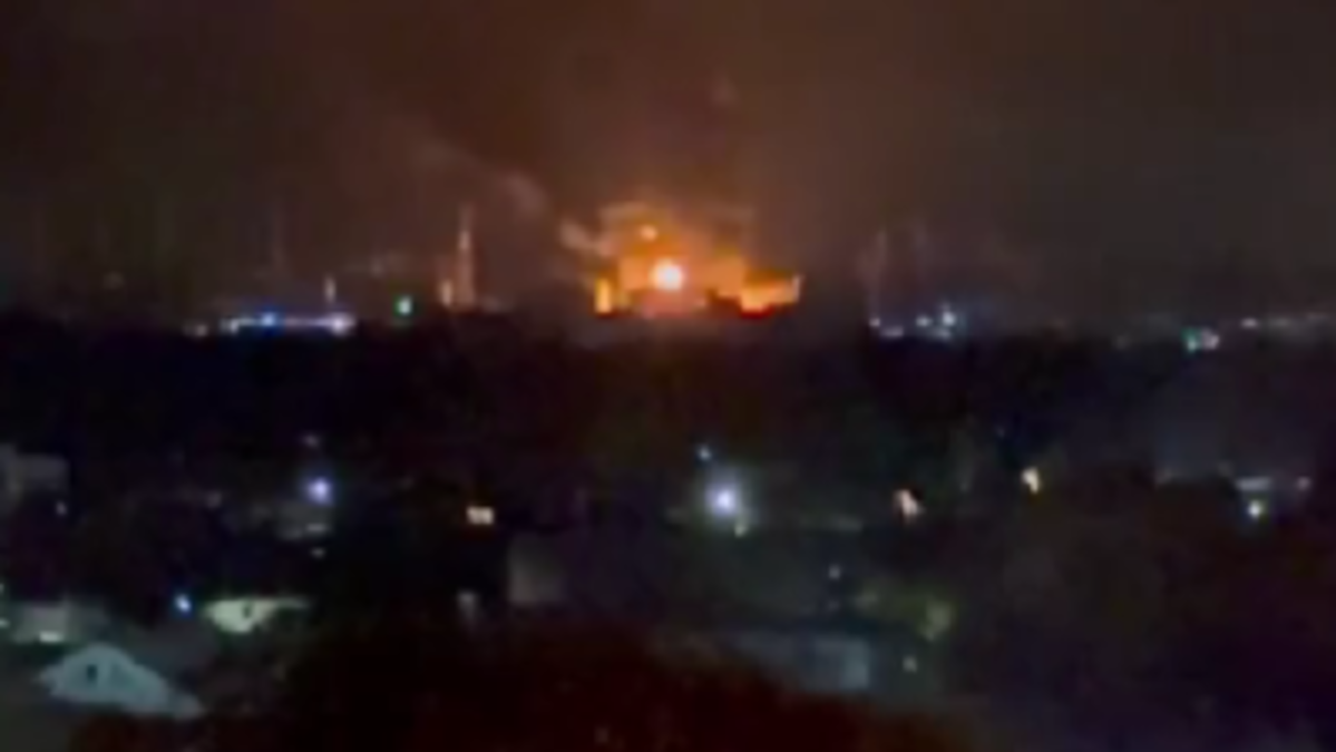 Ukrainian drone attack kills two and ignites refinery near Moscow