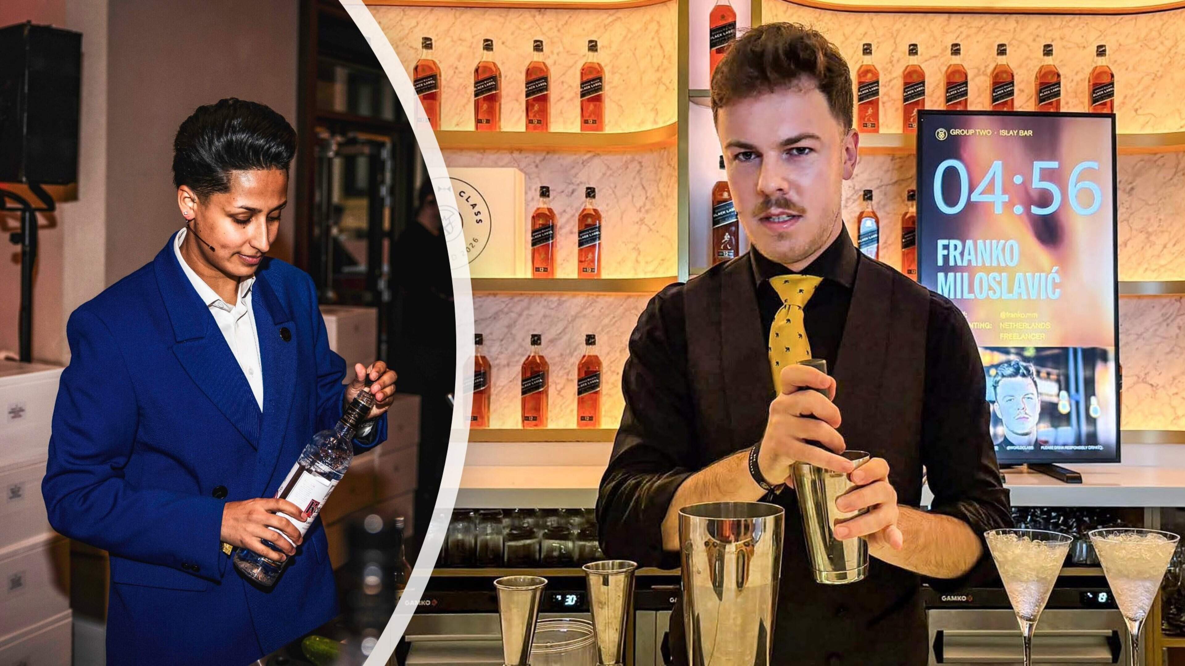 Cocktailtoppers Zana en Franko strijden om titel beste bartender ter wereld: een gemorste druppel kan fataal zijn