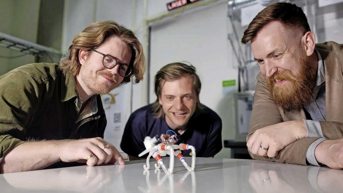 Robot rent op lucht, zonder brein, software of AI: ’Sneller dan een ...