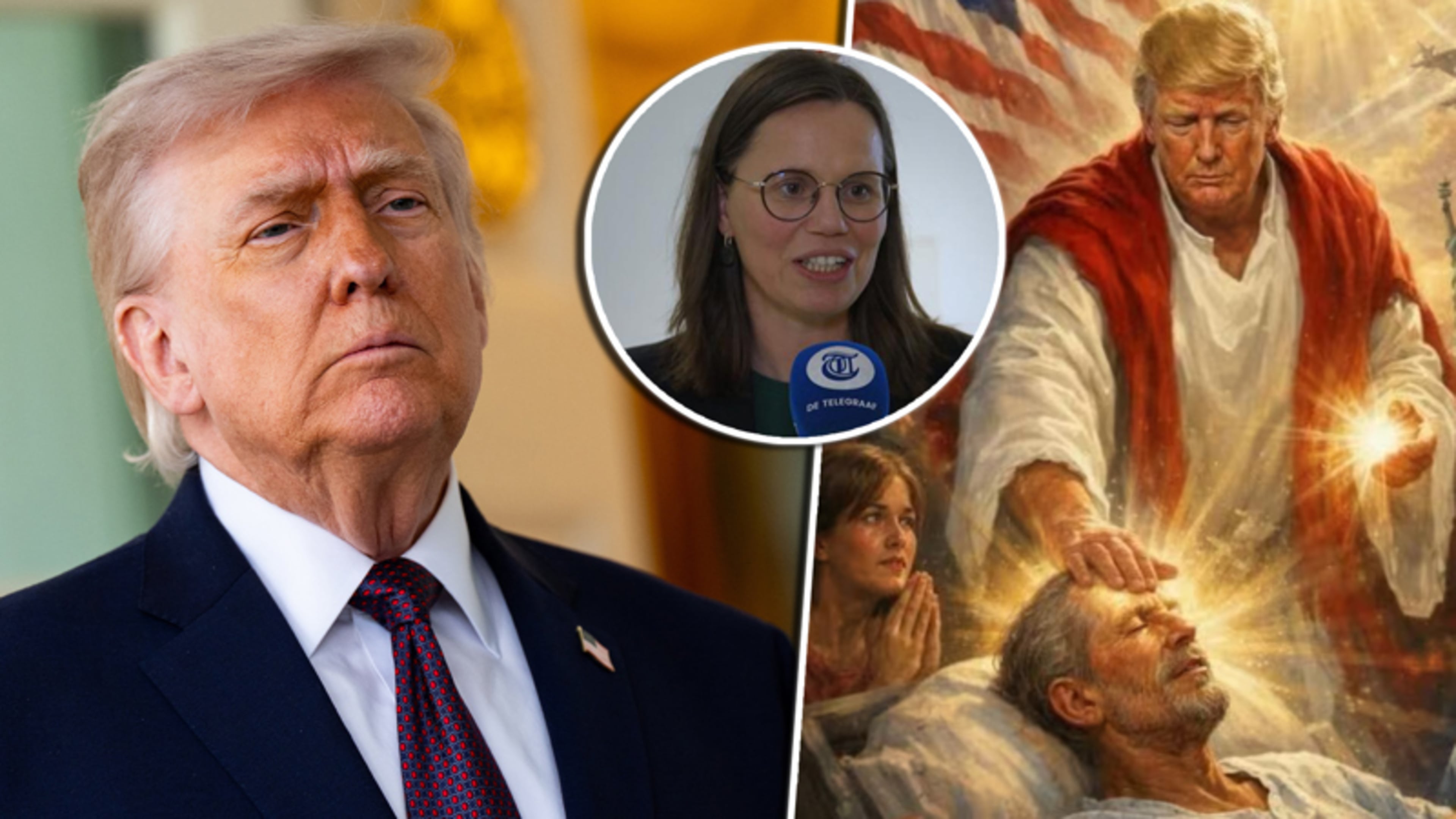 Verbijstering om Jezusbeeld Donald Trump: 'Hij is geen Jezus'