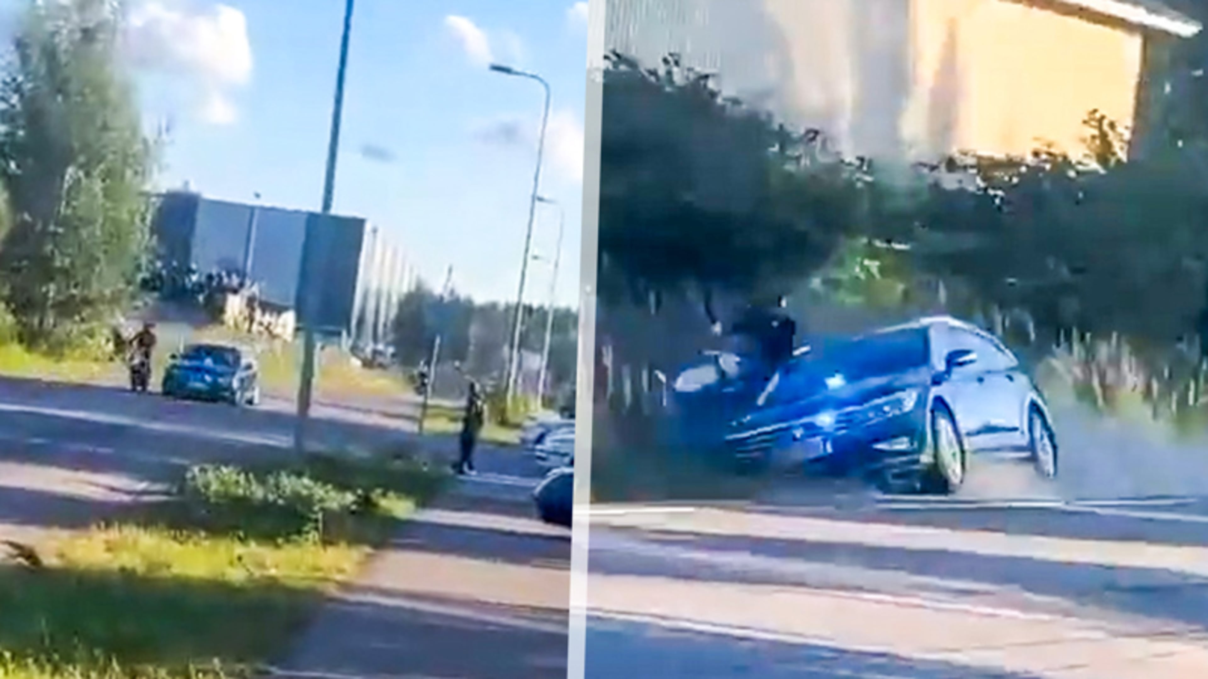 Massale ophef om aanhouding in Finland: politie ramt jonge brommerrijder van de weg
