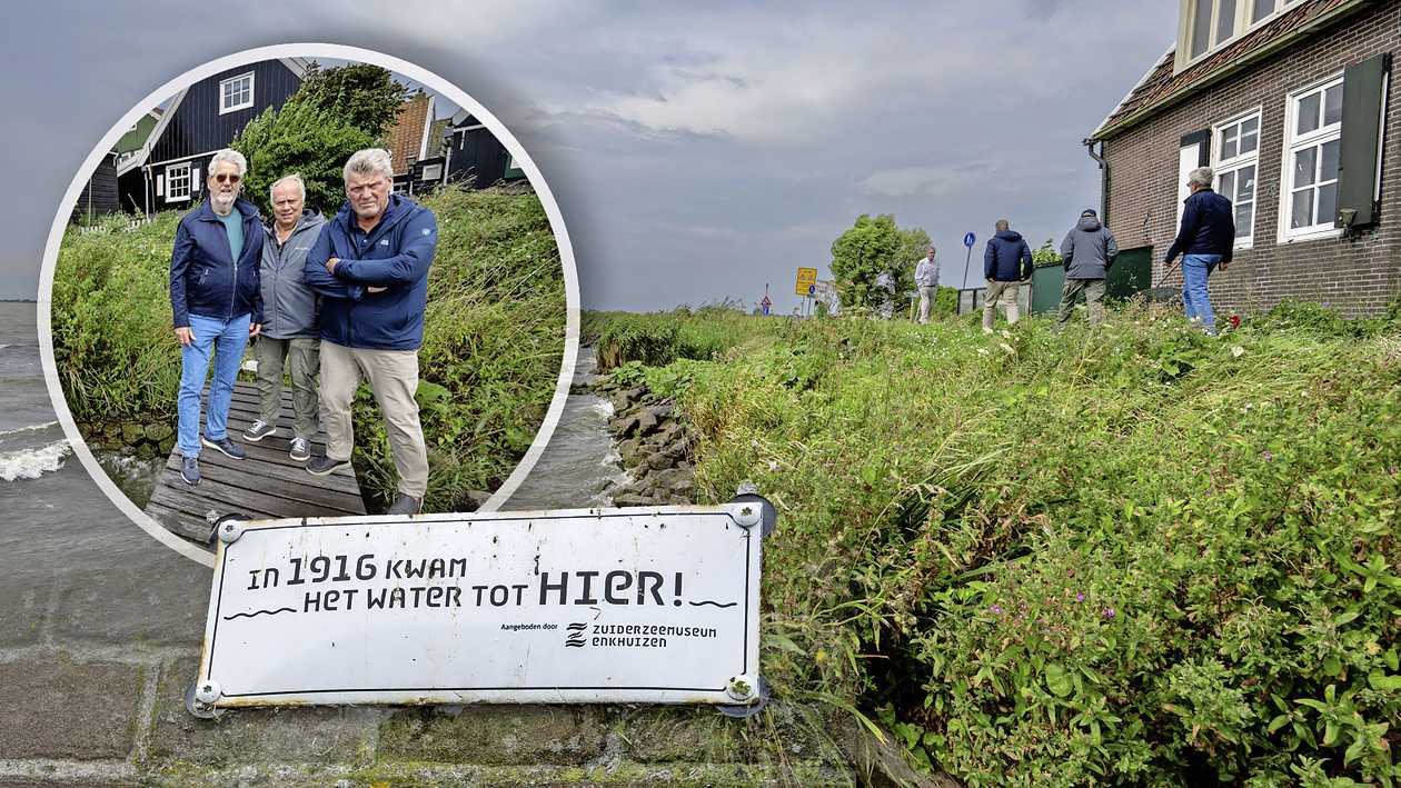 Marken vreest watersnood met nieuwe dijk: ’Rijkswaterstaat laat ons verzuipen’